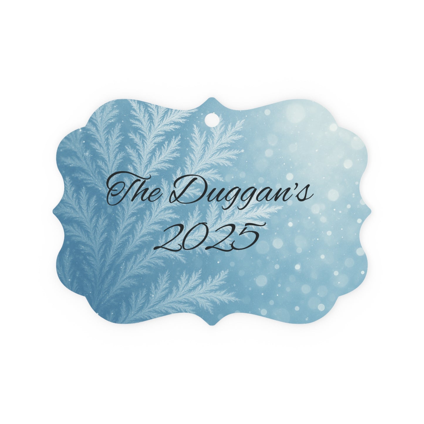 Personalised Metal Family Christmas Tree Decoration, Each custom name ornament is thoughtfully crafted to capture the essence of your unique xmas gift for Christmas 2025.