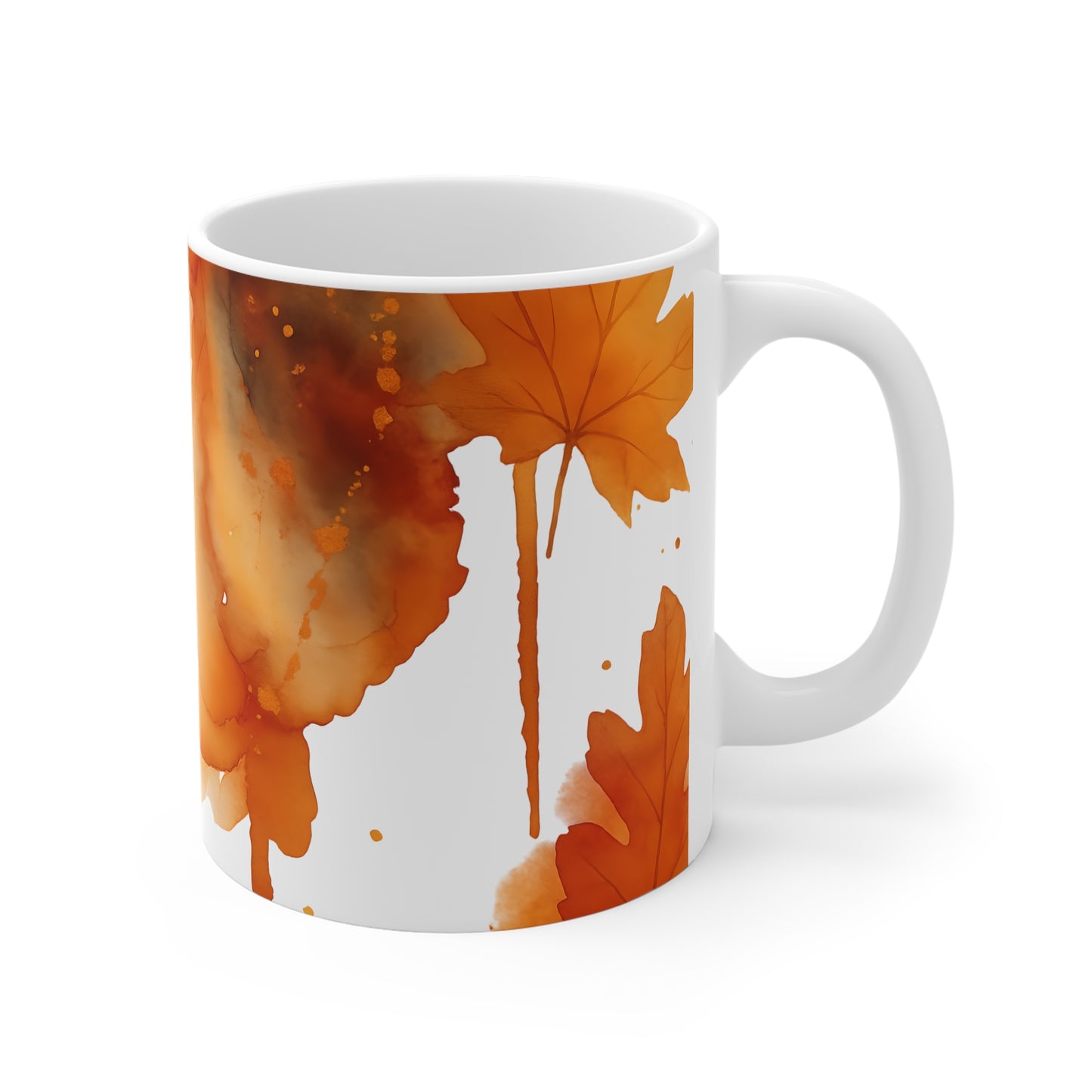 Autumnal Leaf Coffee Mug, our autumn coffee mug embodies the essence of cozy mugs.