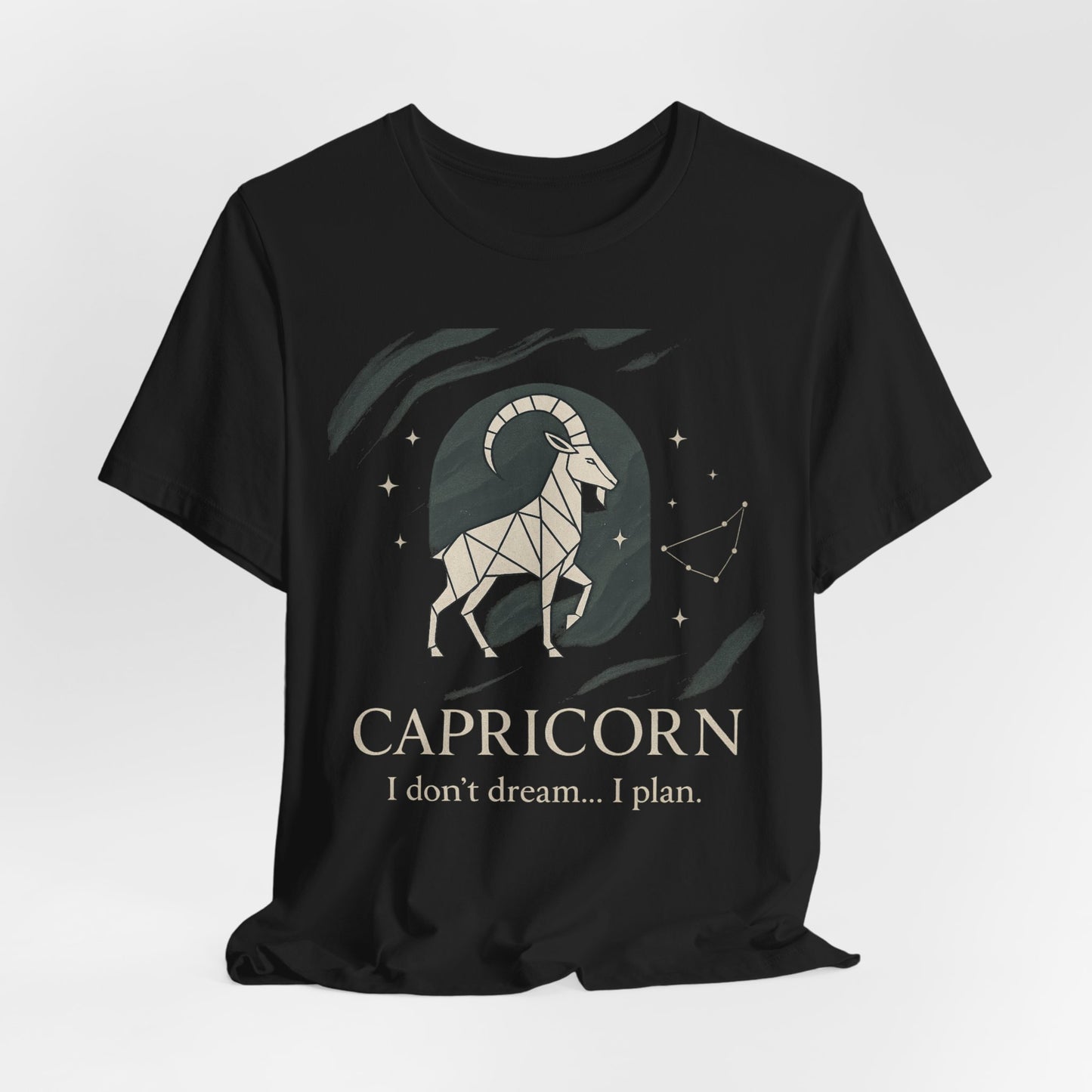 Capricorn Astrology T-Shirt,Perfect as a personalized Capricorn gift, this astrology shirt merges comfort with a touch of celestial charm, making it an ideal add to your zodiac sign shirt collection.