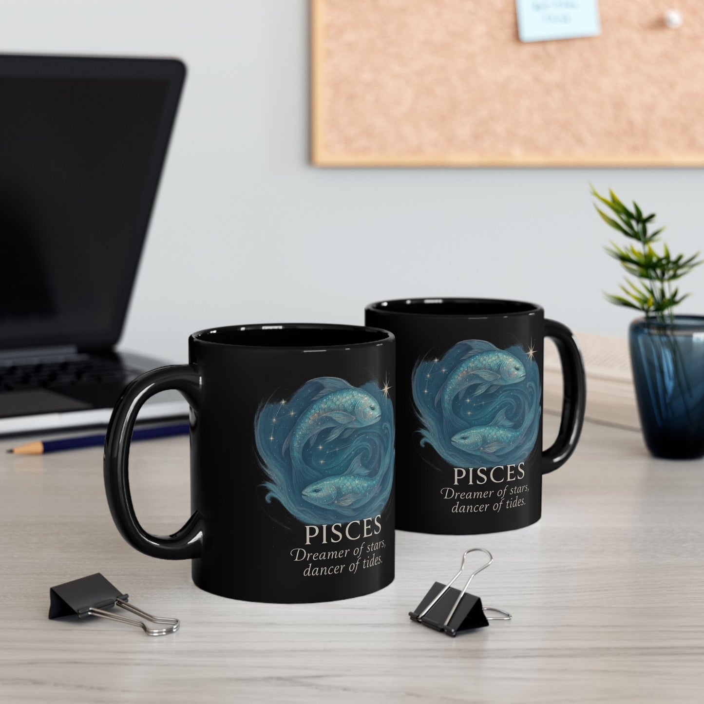 Pisces Zodiac Mug, Ideal as a Pisces birthday gift or for any February birthday celebration.