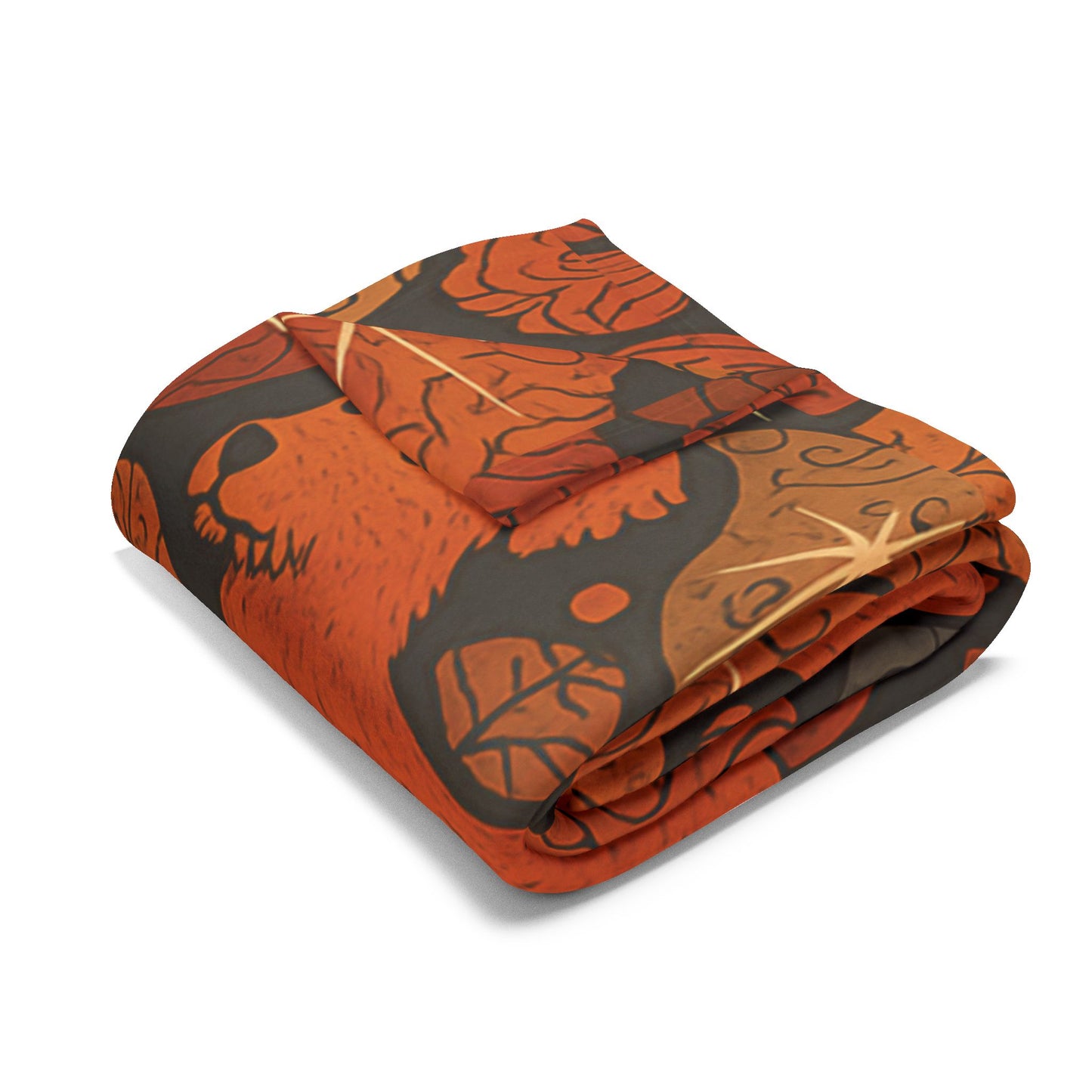 Autumnal Dog Throw, this cute dog blanket adds the perfect touch of autumn cozy to your home.