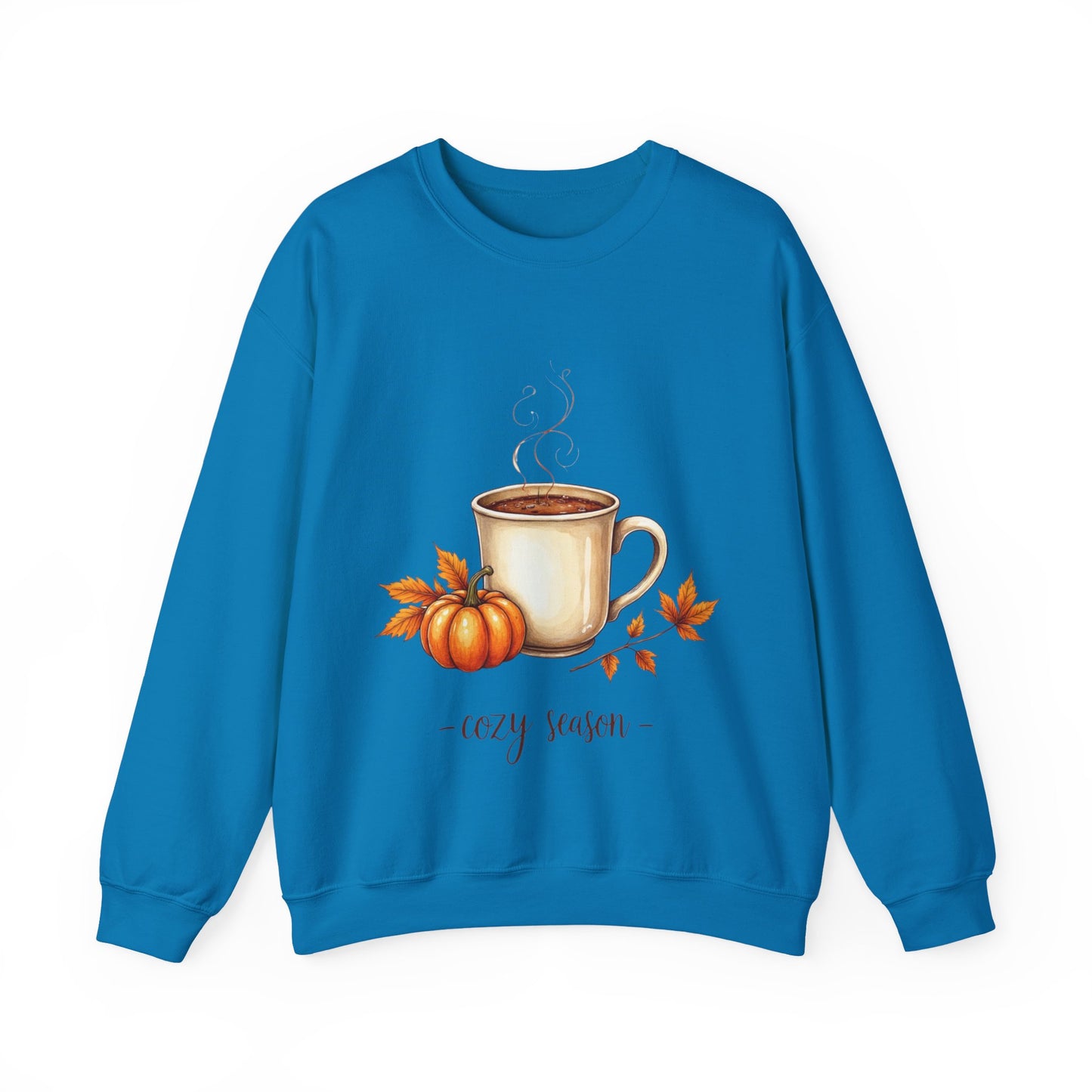 Cozy Season Sweatshirt, Perfect jumper for the cooler months with Autumn Colors giving a Cozy Autumn vibe