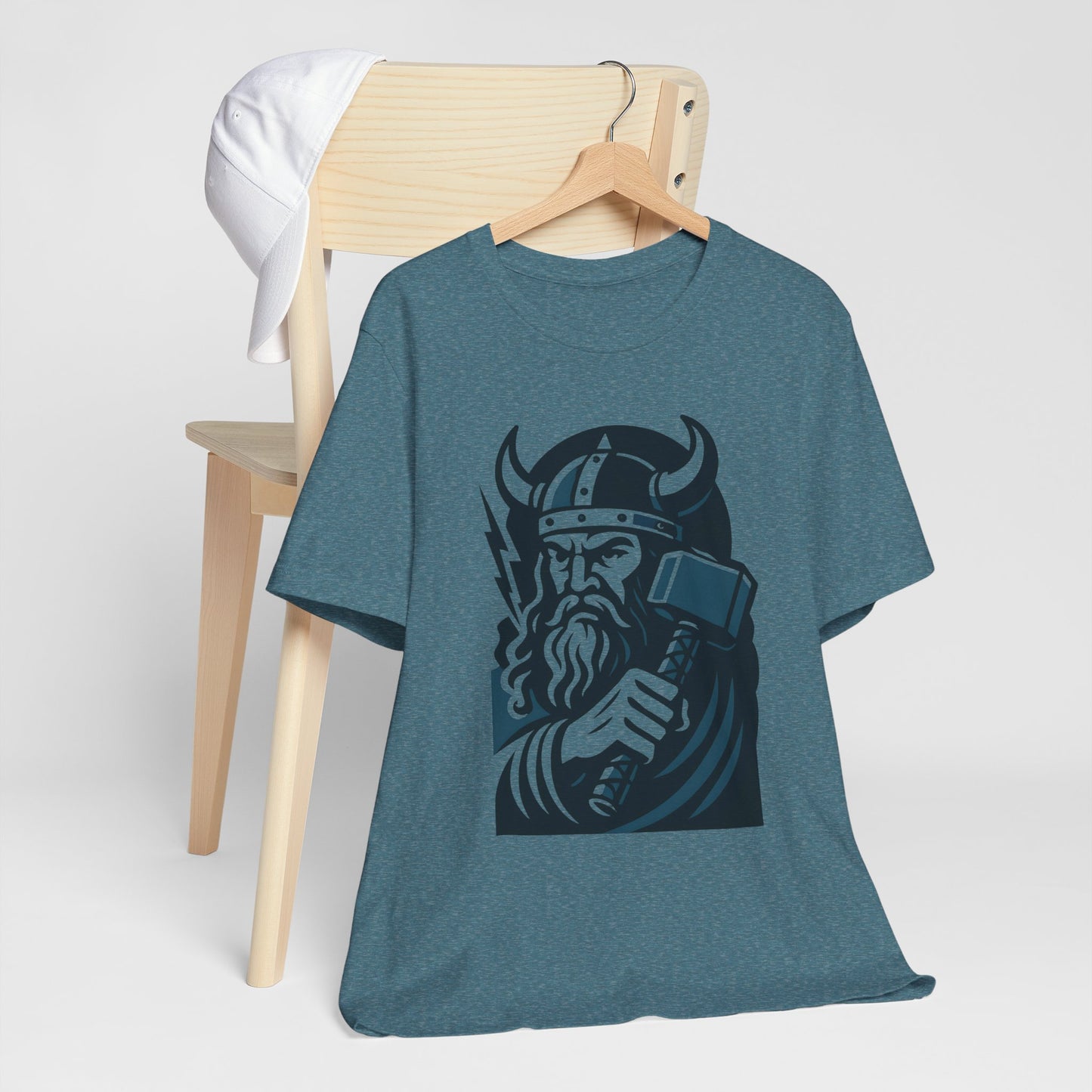 Thor Norse God Tee, Immerse yourself in the mystique of Norse mythology with our Thor Shirt, a tribute to the legendary god of thunder himself.