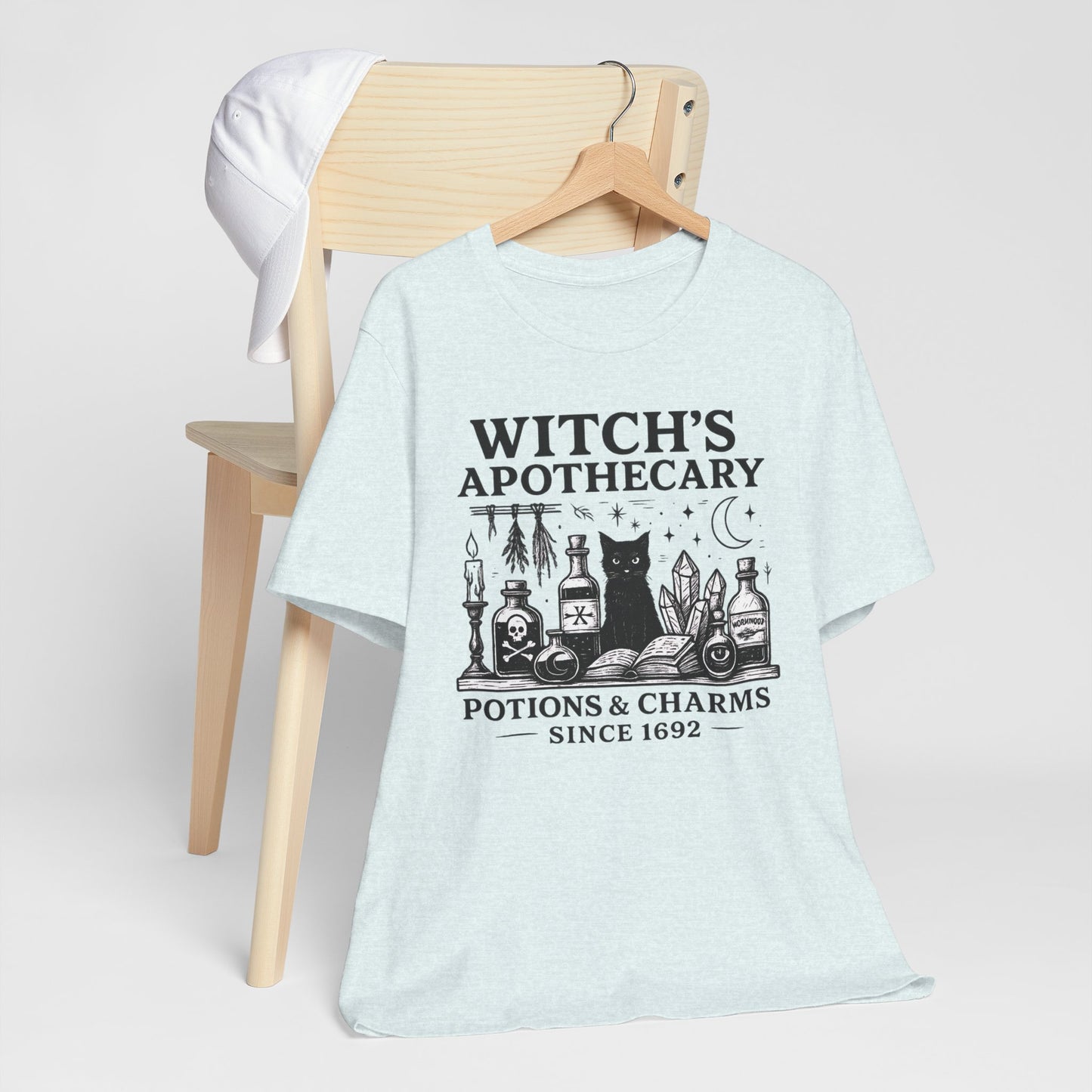 Witch's Apothecary Shirt 1692, Salem Apothecary Tee,this Salem shirt is perfect for those who embrace all things witchy and magical.