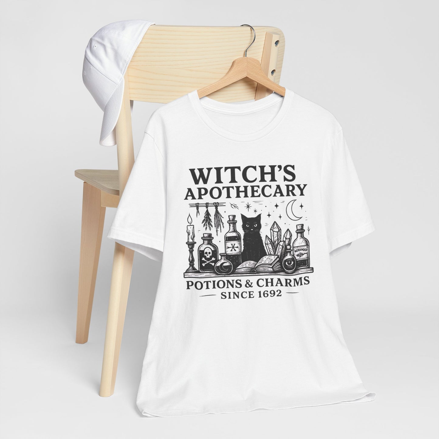 Witch's Apothecary Shirt 1692, Salem Apothecary Tee,this Salem shirt is perfect for those who embrace all things witchy and magical.