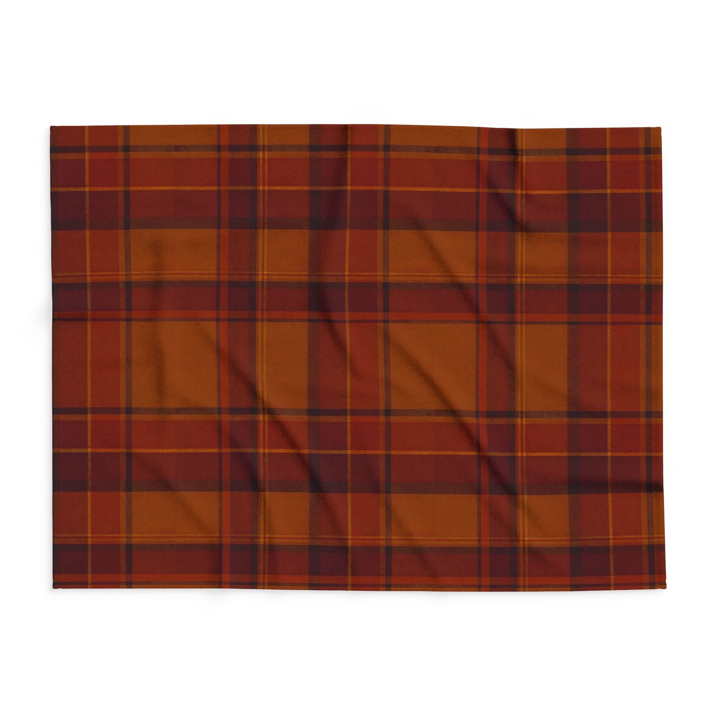 Cozy Autumn Plaid Pattern Blanket, This soft throw, with its classic plaid pattern, transforms any space into a serene autumn retreat.