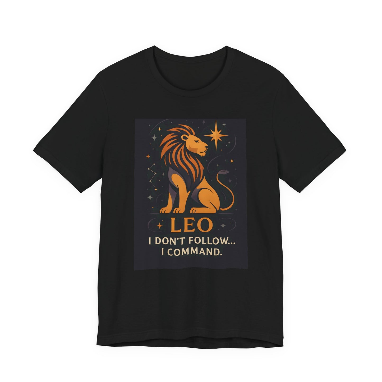 Leo Astrology T-shirt, Perfect as a Leo birthday gift, this astrology shirt offers both style and comfort, a true gem in the world of zodiac apparel.