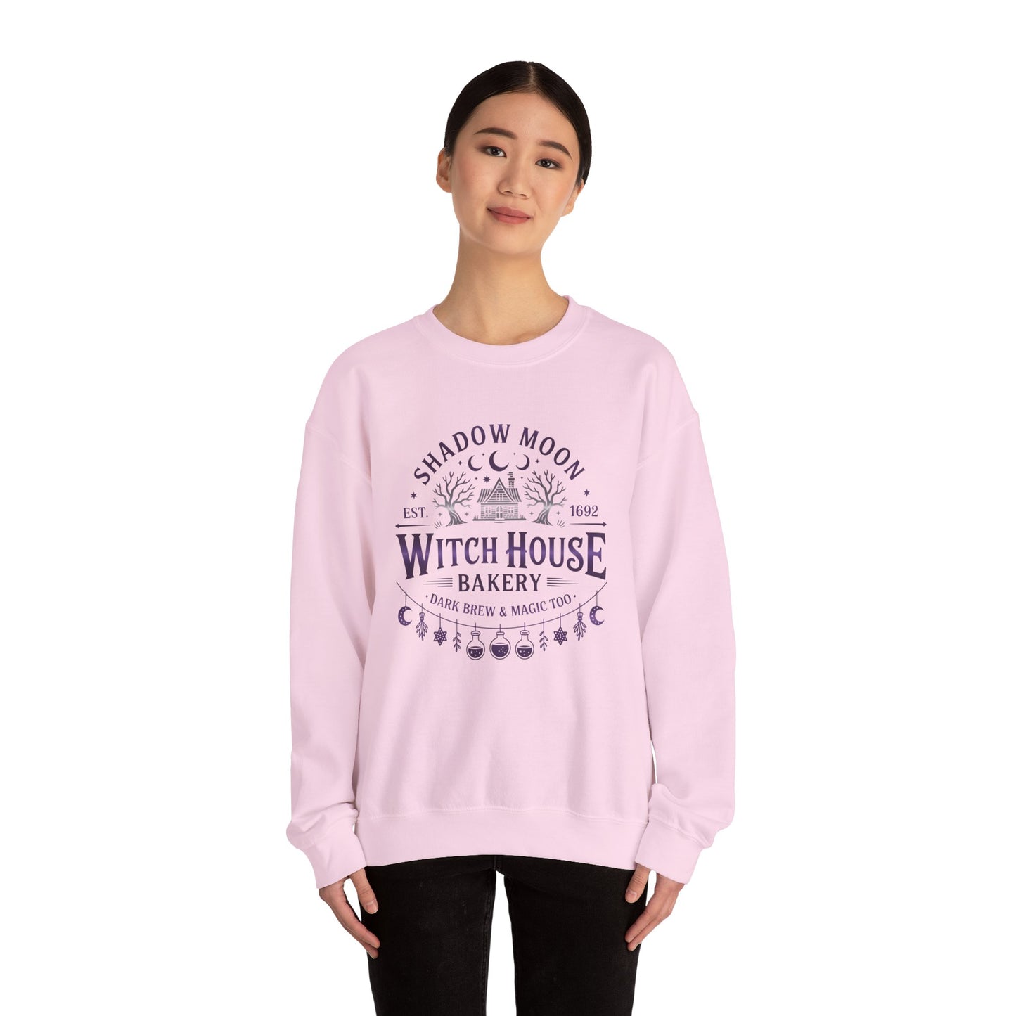 Witch House Bakery Sweater • Witchy Bakery Graphic Pullover • Occult Witch Sweater • Magical Kitchen Witch Gift