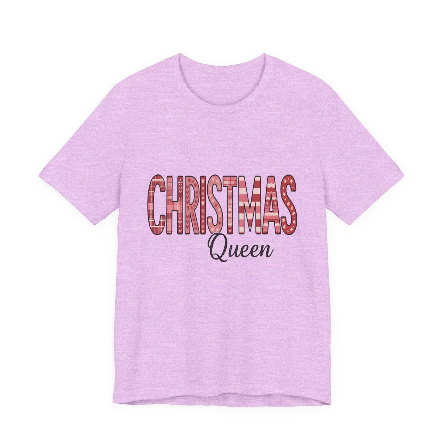 Christmas Queen Pinkmas T-shirt, Perfect for a sister XMAS gift or a Christmas mom gift, this festive shirt captures the essence of a very merry Christmas
