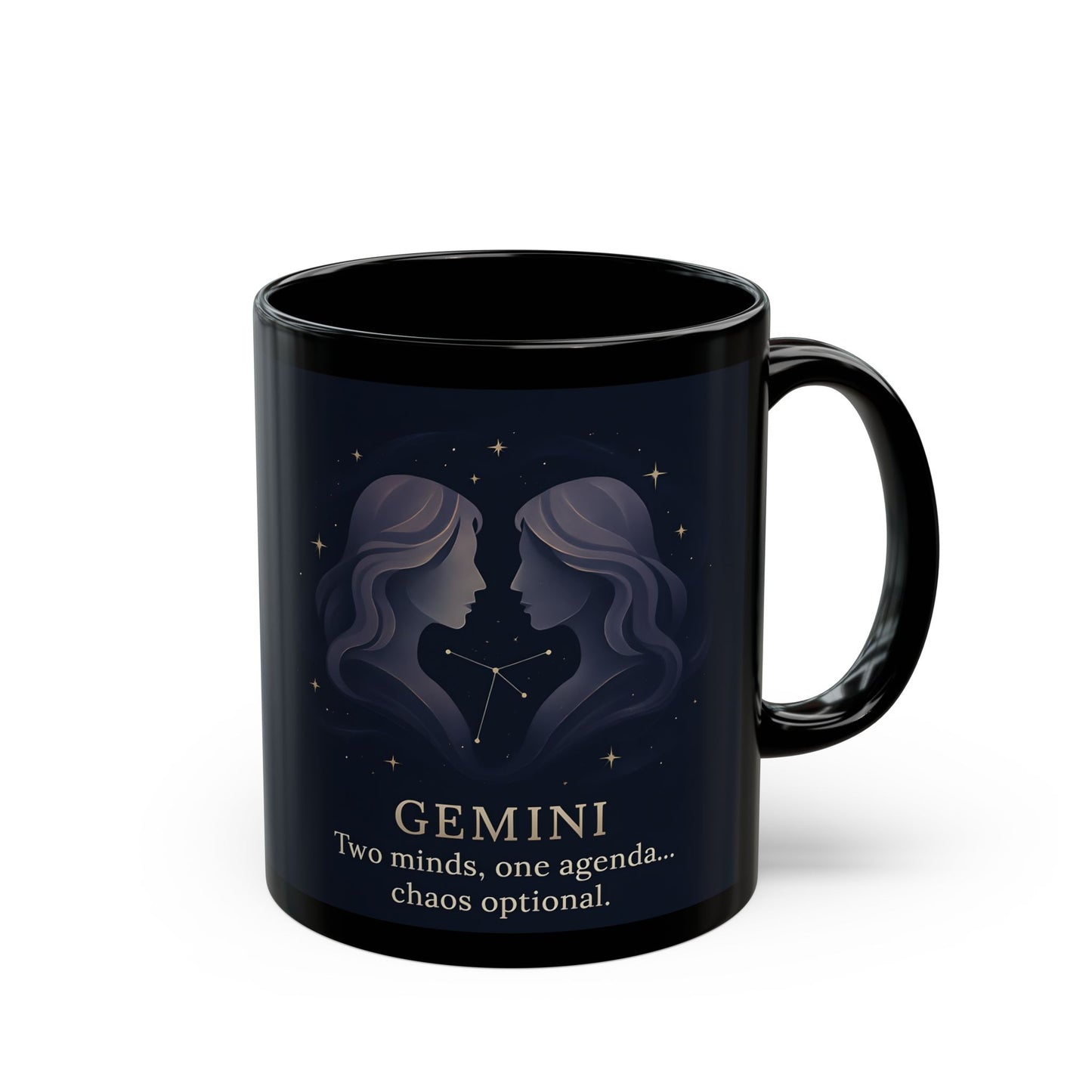 Gemini Astrology Mug, it's the ideal Gemini birthday gift, melding the allure of their horoscope with the practical elegance of a Gemini coffee cup.