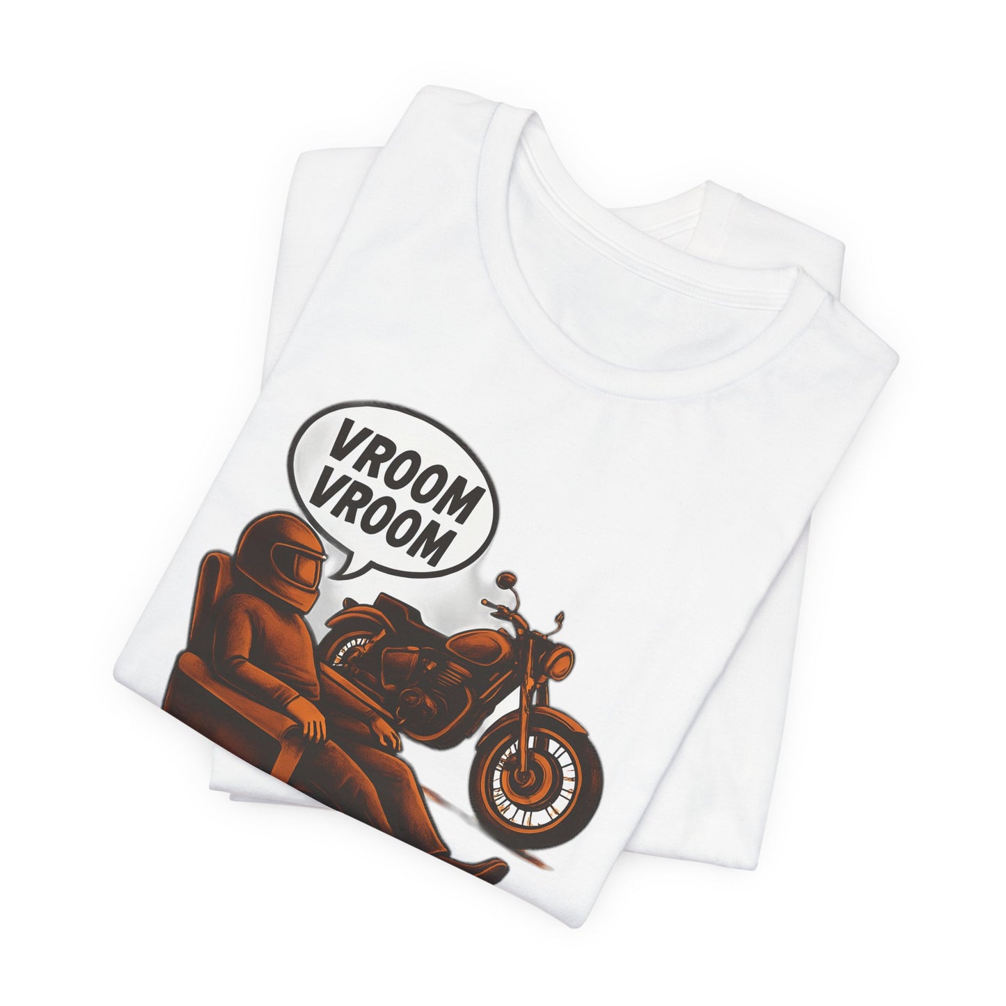 I Don't Snore I Dream I'm Revving T-Shirt, This piece of motorcycle apparel combines humor with style, making it an ideal biker gift that speaks volumes.