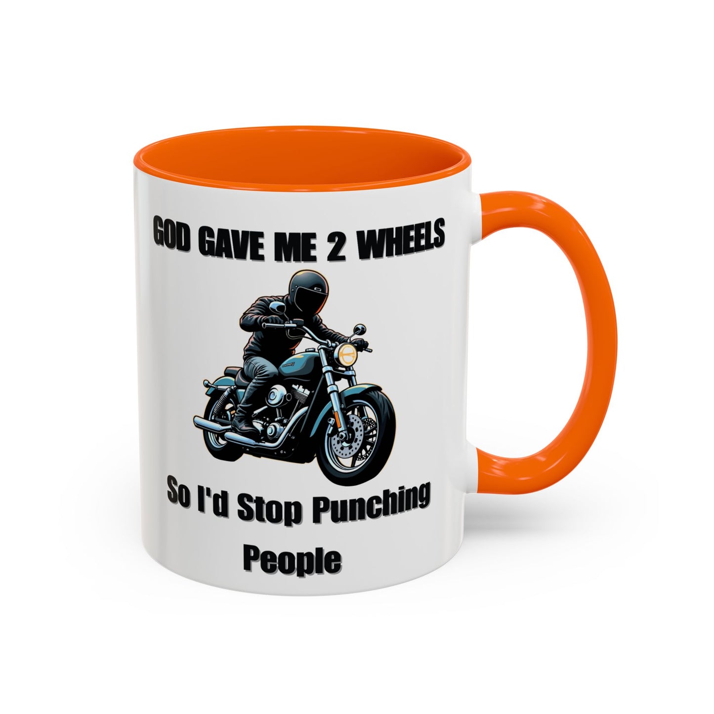 Motorcycle Humor Coffee Mug - Perfect for coffee lovers and motorcycle enthusiasts alike, this mug embodies a playful yet edgy vibe.