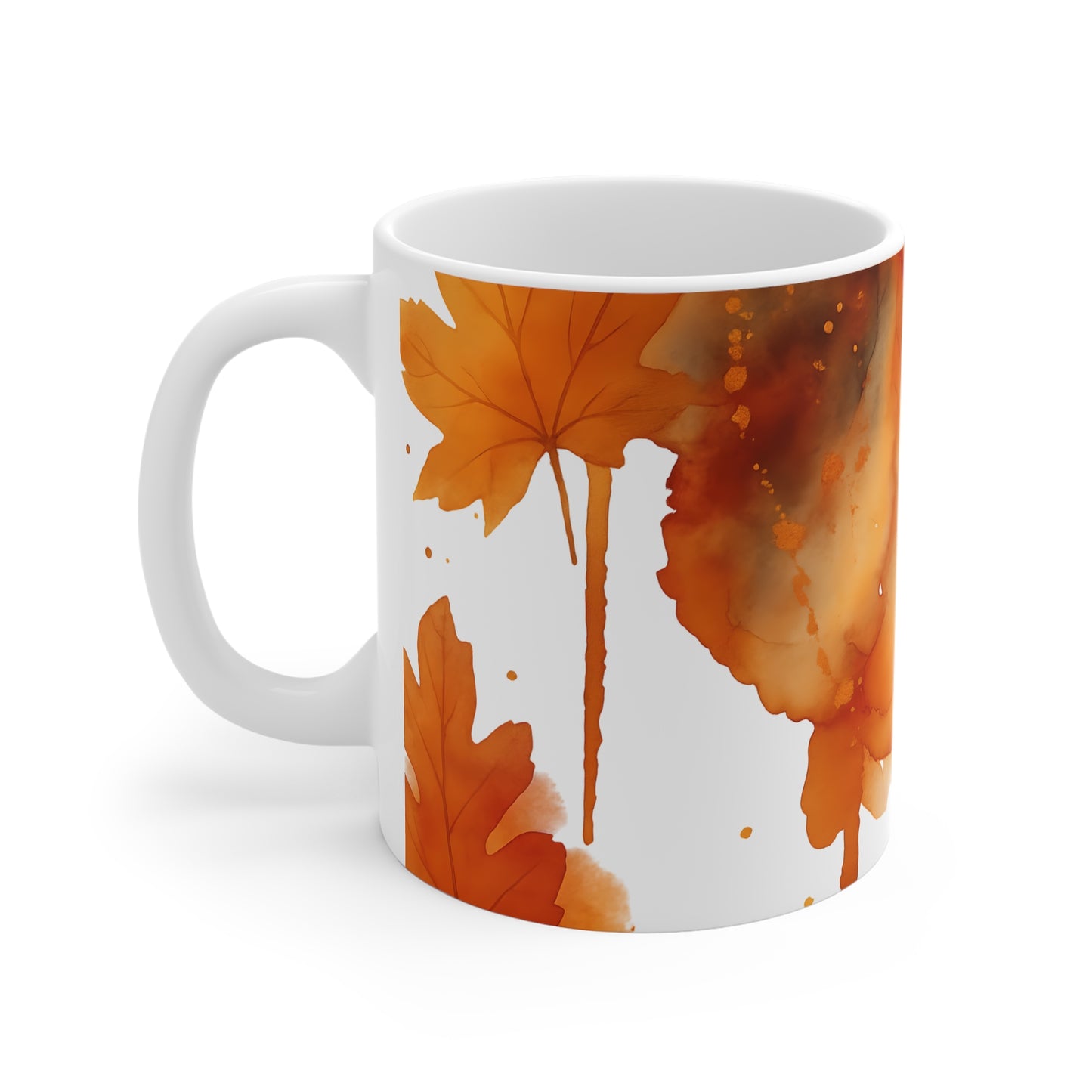 Autumnal Leaf Coffee Mug, our autumn coffee mug embodies the essence of cozy mugs.