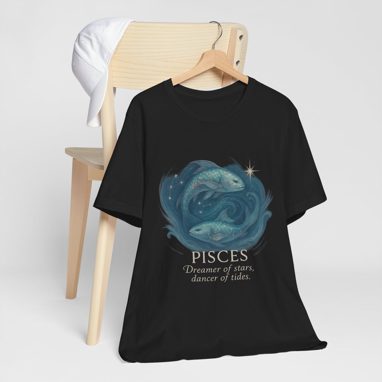 Pisces Astrology T-shirt, An ideal pisces gift for birthdays or special occasions.