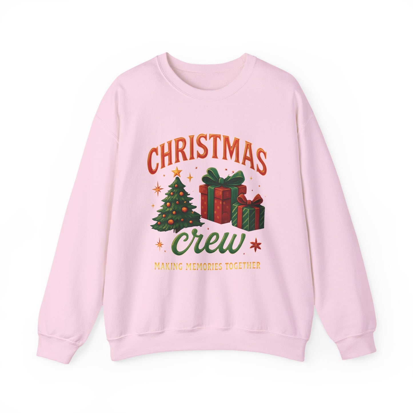 Festive Christmas Crew Sweatshirt, This cute winter shirt captures the essence of cheerful gatherings and joyful xmas jumper day celebrations.