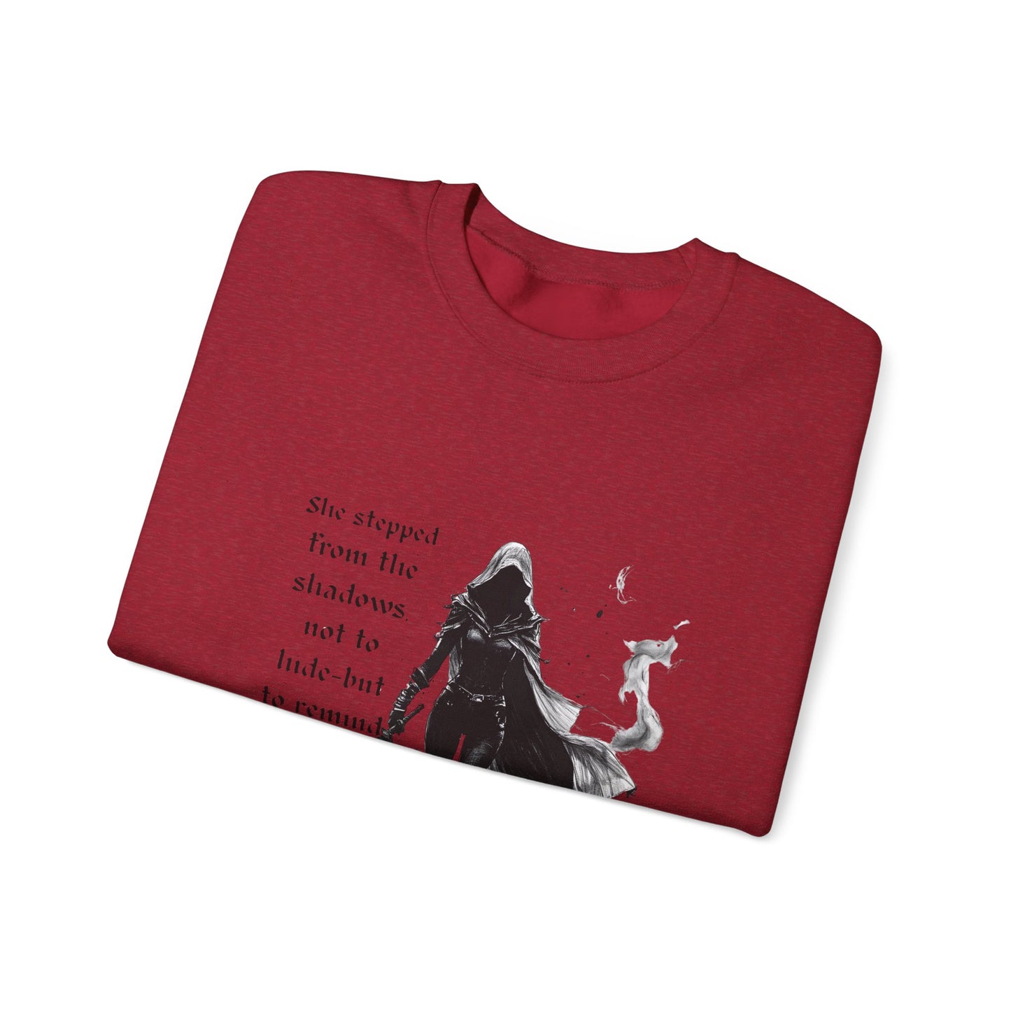 Heir of Fire Throne of Glass Sweatshirt, cozy autumn apparel for any Sarah J Maas fan. With a touch of darkness and assassin vibes.
