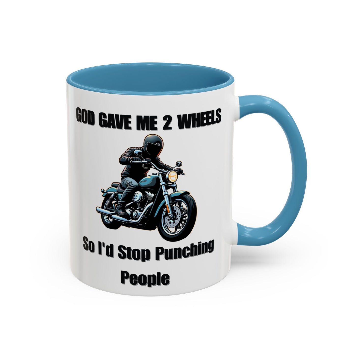Motorcycle Humor Coffee Mug - Perfect for coffee lovers and motorcycle enthusiasts alike, this mug embodies a playful yet edgy vibe.