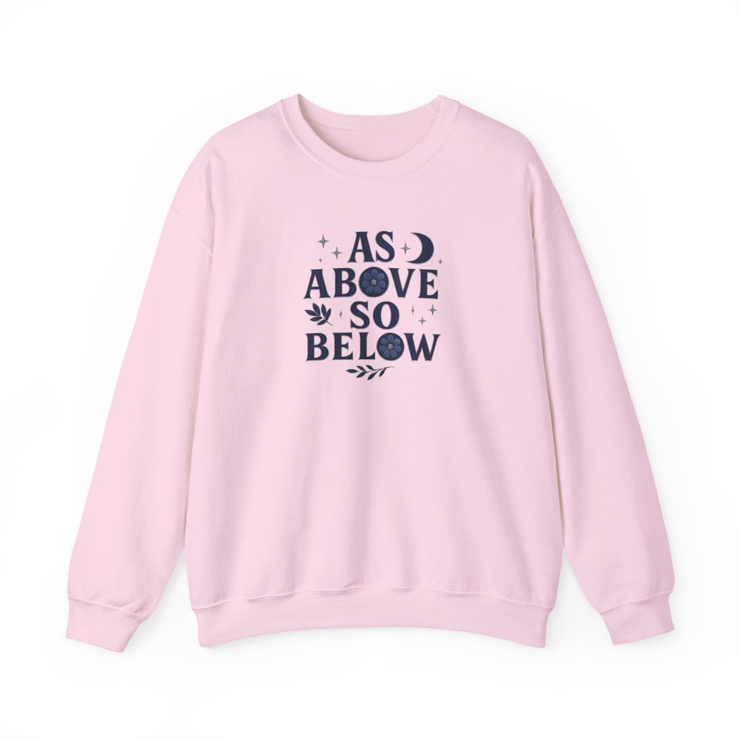 As Above So Below Sweatshirt, This witchy sweatshirt weaves the essence of paganism into every thread, making it the perfect piece of pagan clothing for those who cherish witchy things.