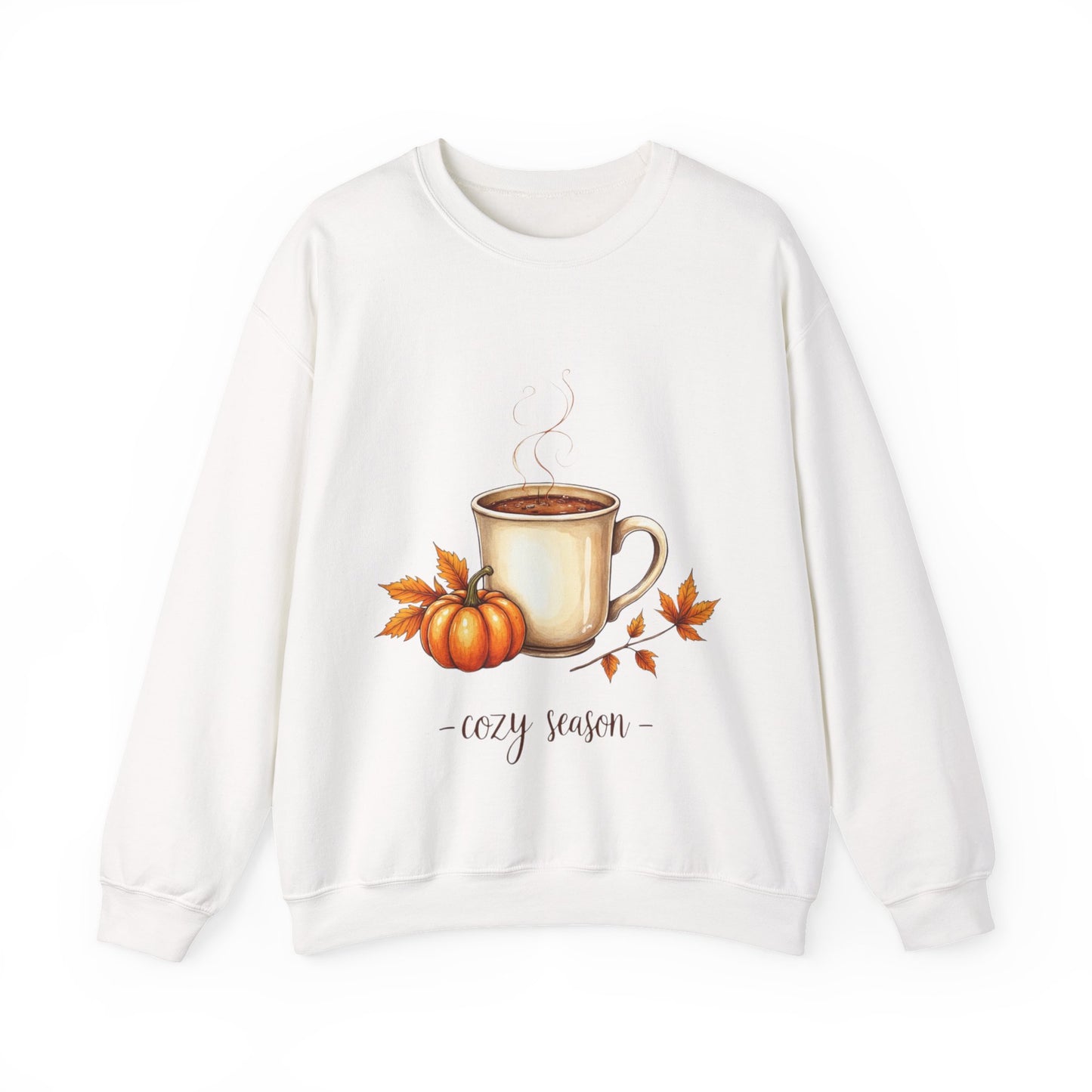 Cozy Season Sweatshirt, Perfect jumper for the cooler months with Autumn Colors giving a Cozy Autumn vibe