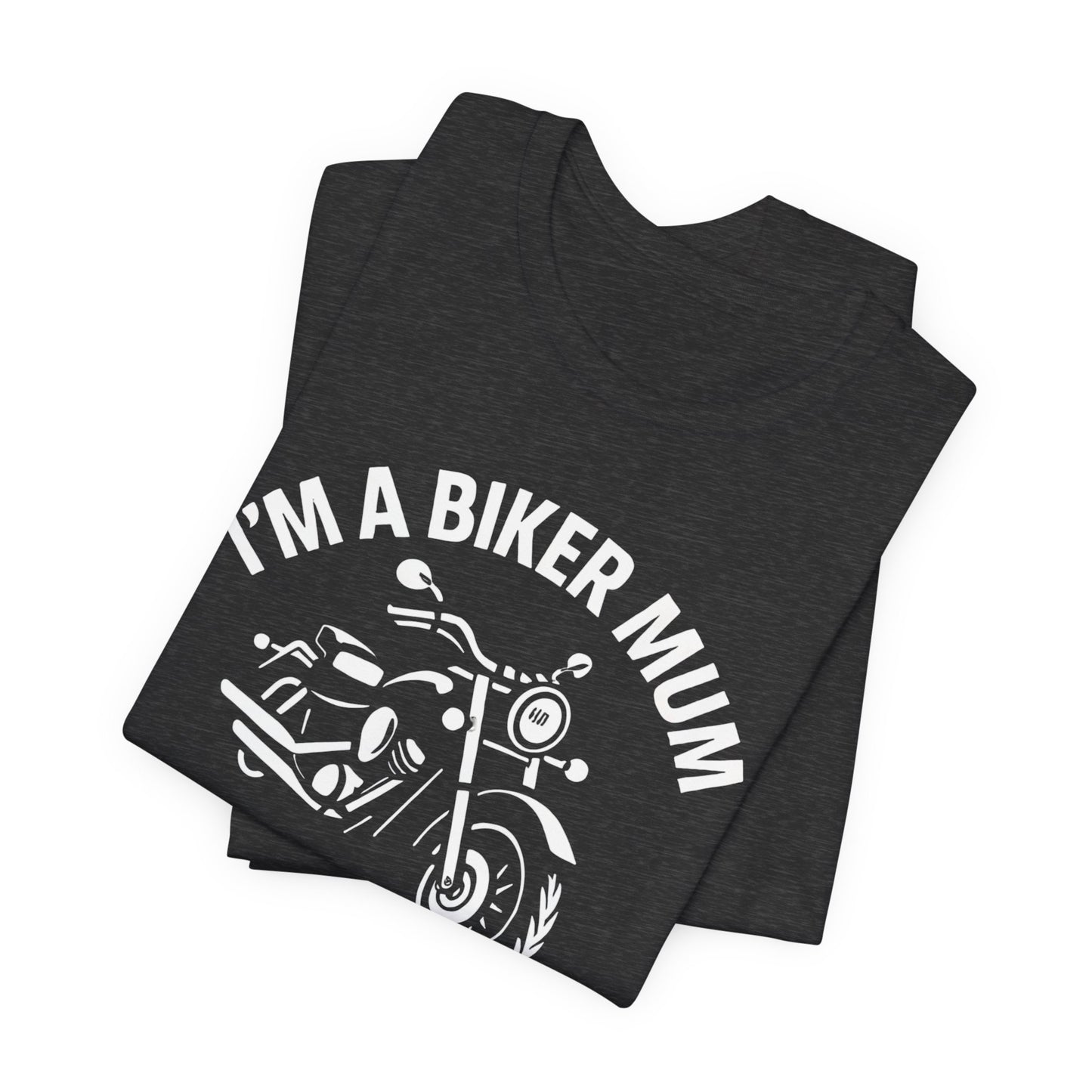 Biker Mum T-Shirt, Perfect as a bike lover gift or a personal treat, this motorcycle tee is more than just apparel; it's a statement.