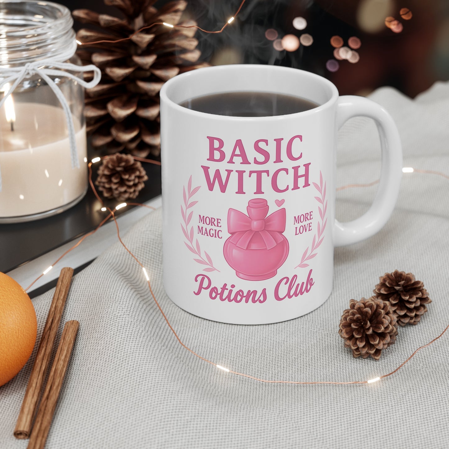 Basic Witch Potions Club Mug, Witch Mug, Unleash your inner magic.