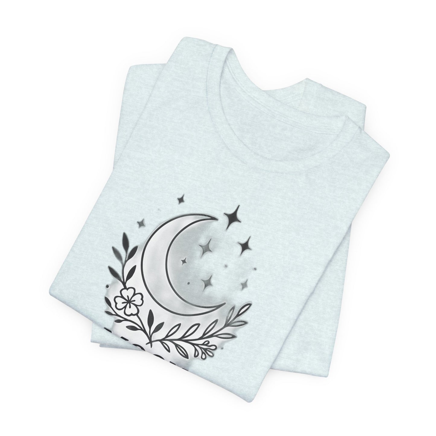 Moon Child T-Shirt, Crescent Moon Shirt, this moon child tee is more than just a piece of pagan clothing—it's a magical shirt that invites the wearer to explore the enchanting world of witchy things.