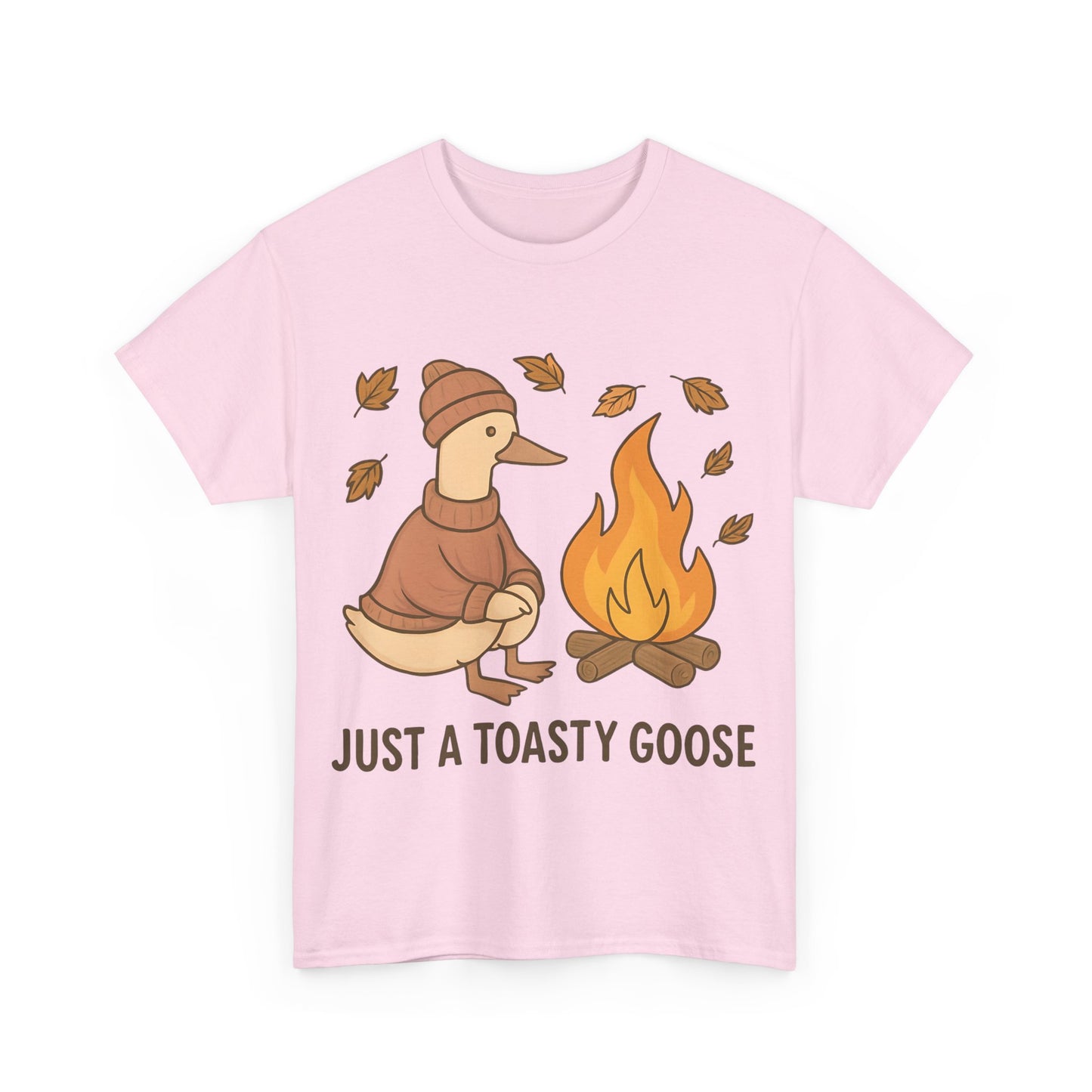 Autumn Goose Tee -Toasty Goose autumn Fashion, it's great for gatherings and makes a perfect gift.