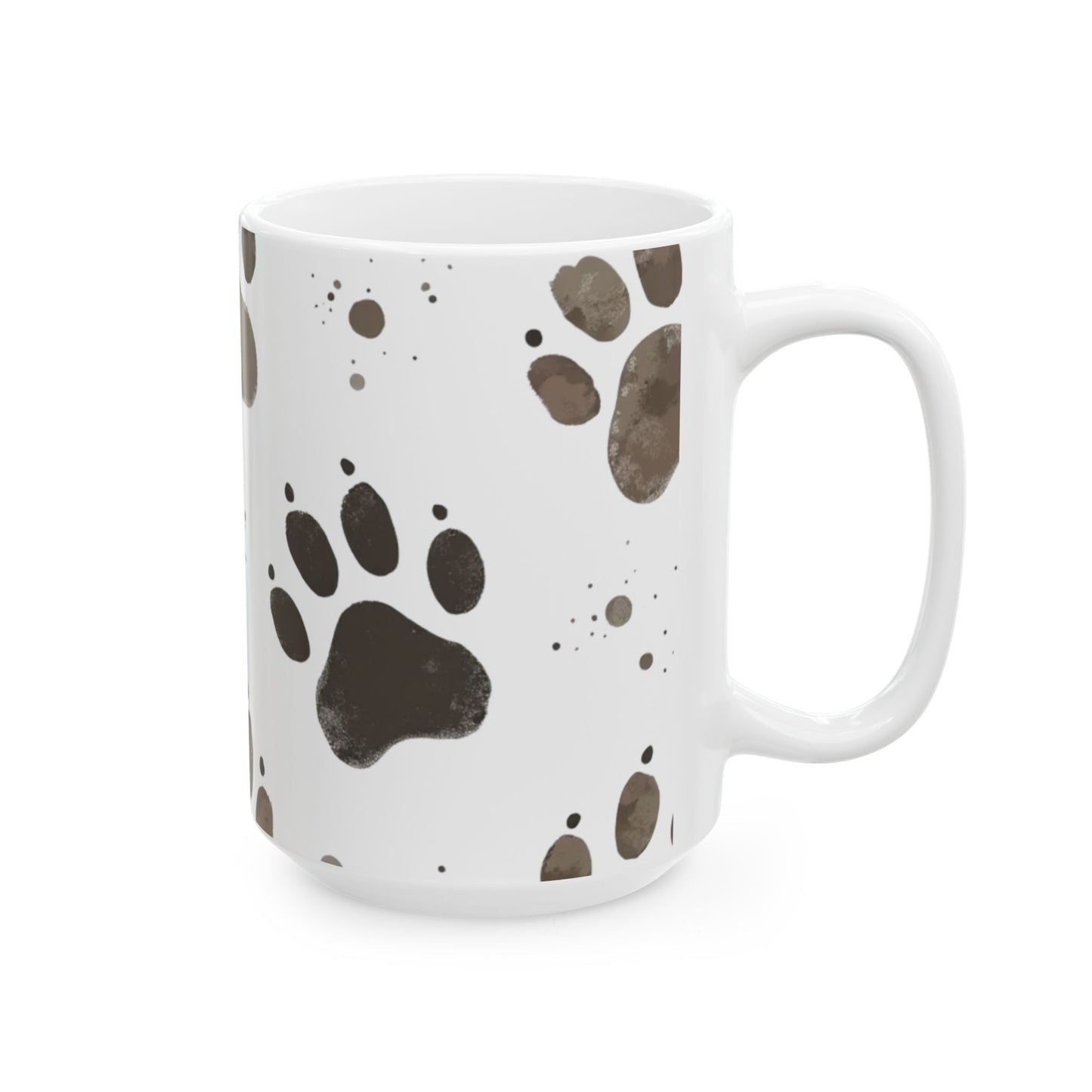 Muddie Paw Print Ceramic Mug | Pet Lover Gift, Dog Lover Mug, perfect Pet inspired Gift.