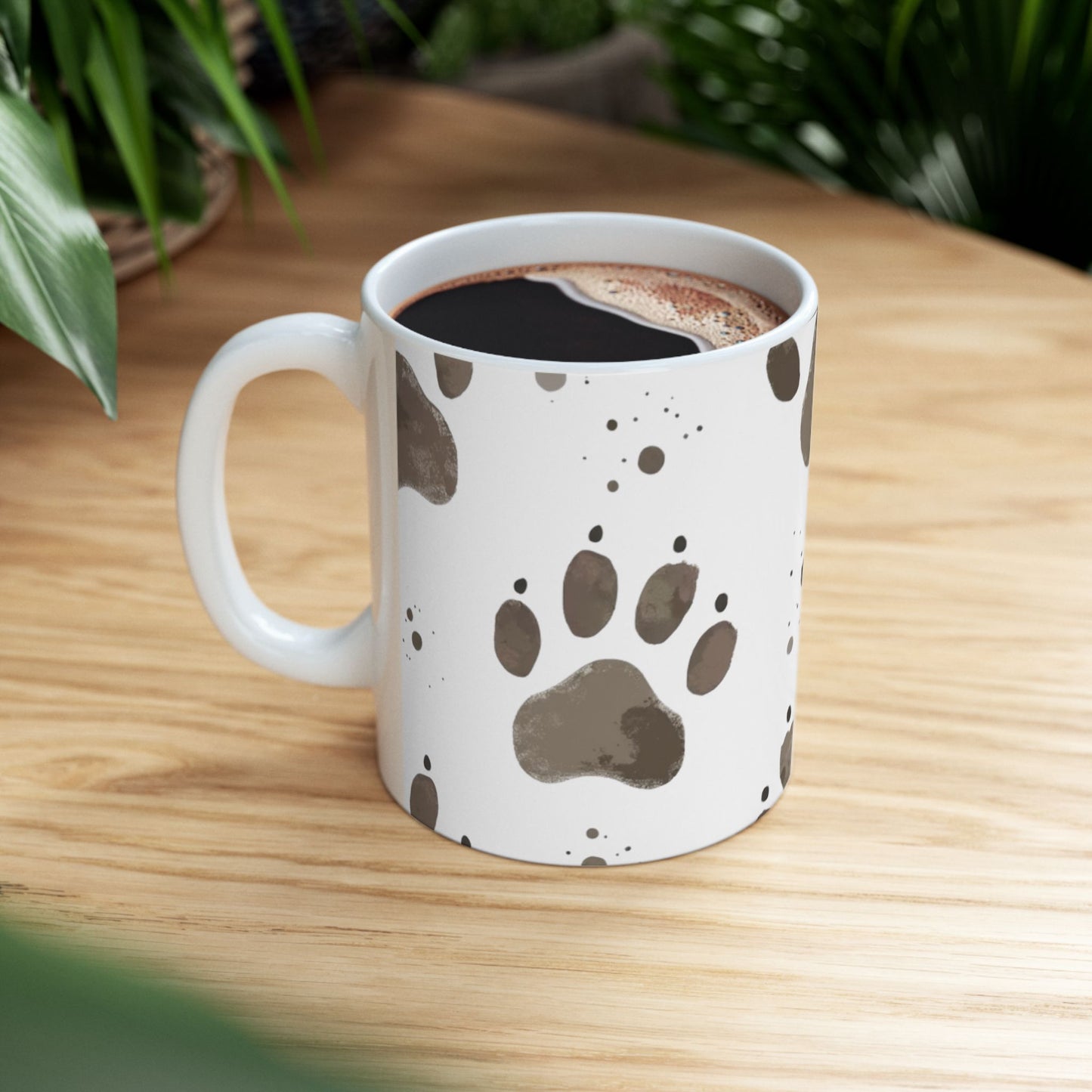 Muddie Paw Print Ceramic Mug | Pet Lover Gift, Dog Lover Mug, perfect Pet inspired Gift.