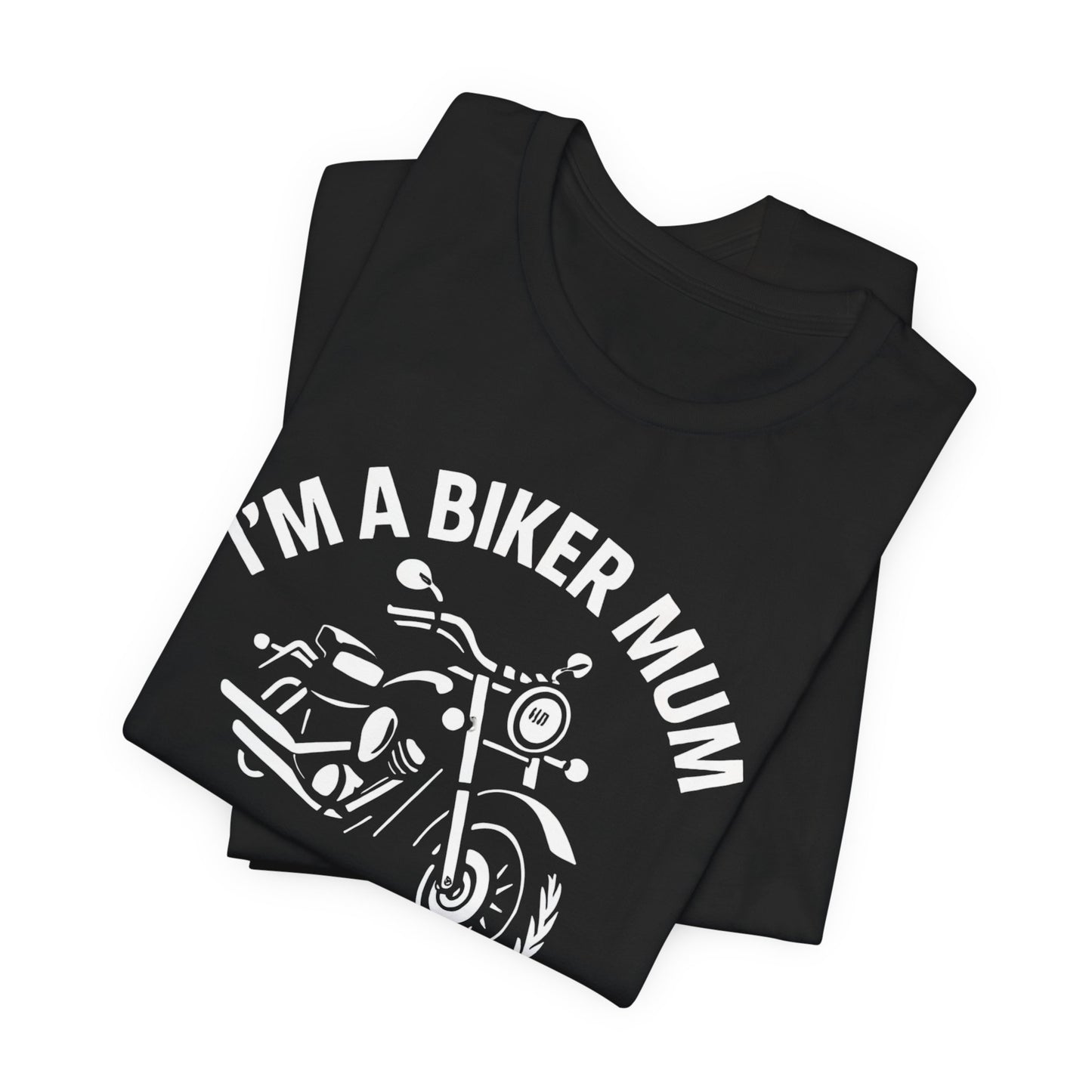 Biker Mum T-Shirt, Perfect as a bike lover gift or a personal treat, this motorcycle tee is more than just apparel; it's a statement.