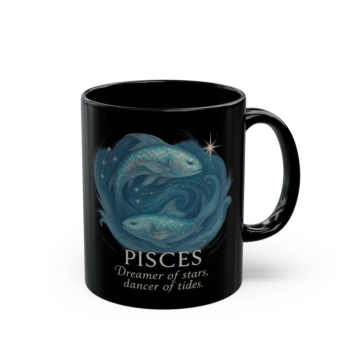 Pisces Zodiac Mug, Ideal as a Pisces birthday gift or for any February birthday celebration.