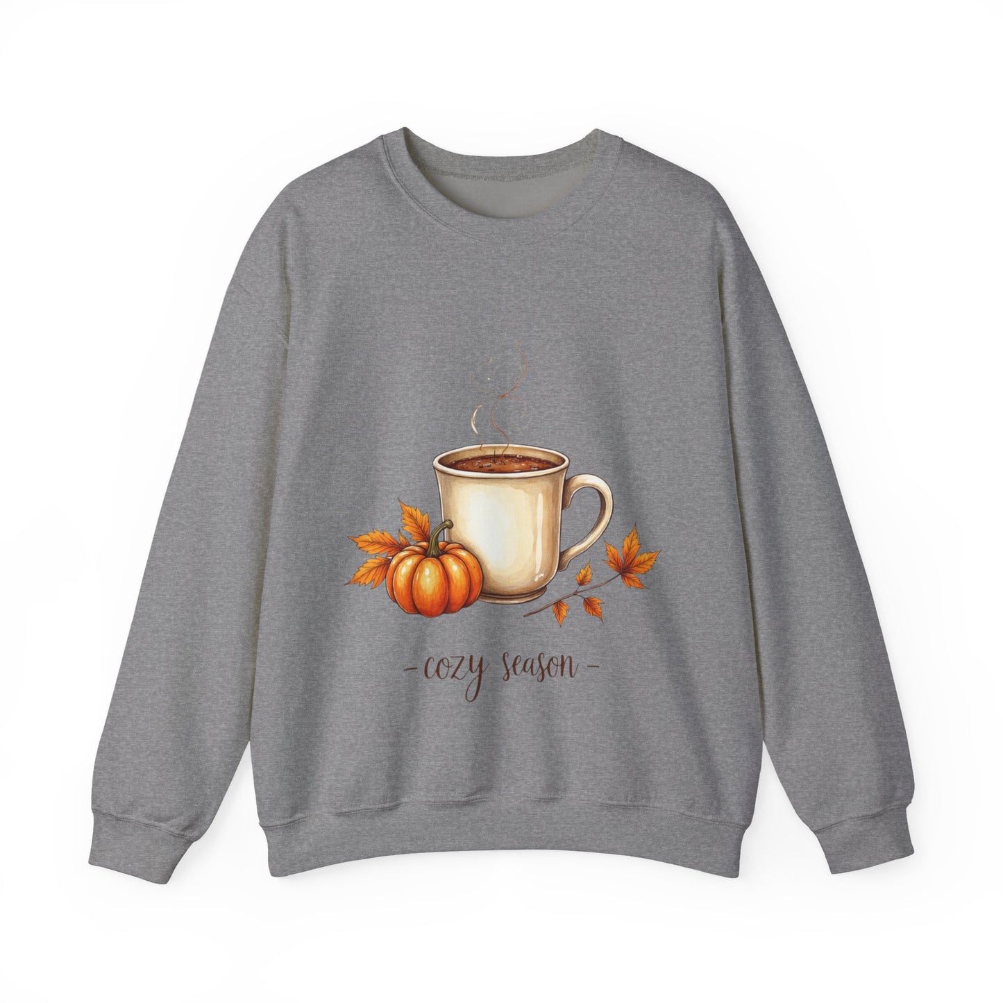 Cozy Season Sweatshirt, Perfect jumper for the cooler months with Autumn Colors giving a Cozy Autumn vibe