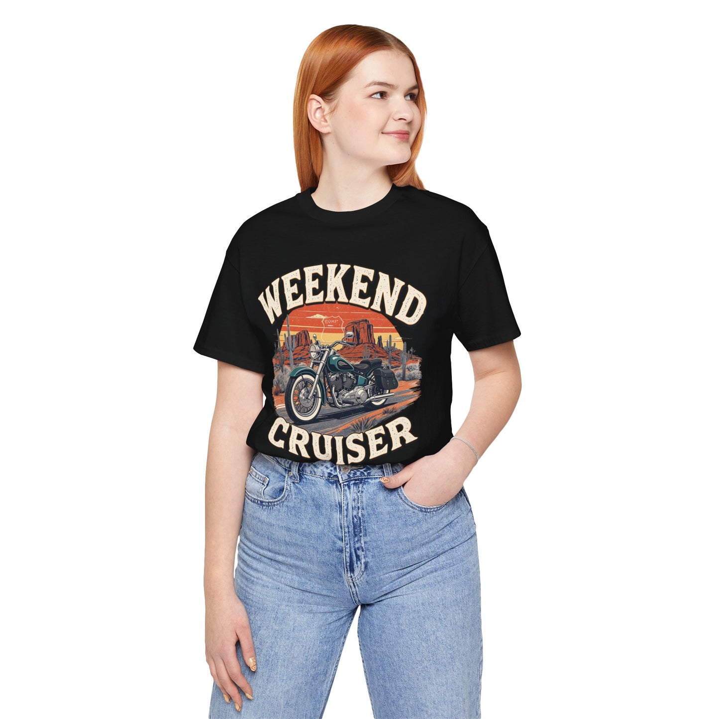 Weekend Cruiser Vintage Biker T-Shirt, Cruiser Motorcycle, Motorcycle Shirt,Unique Graphic Tee,Bike Lover Gift,Biker Apparel,Biker Dad Gifts