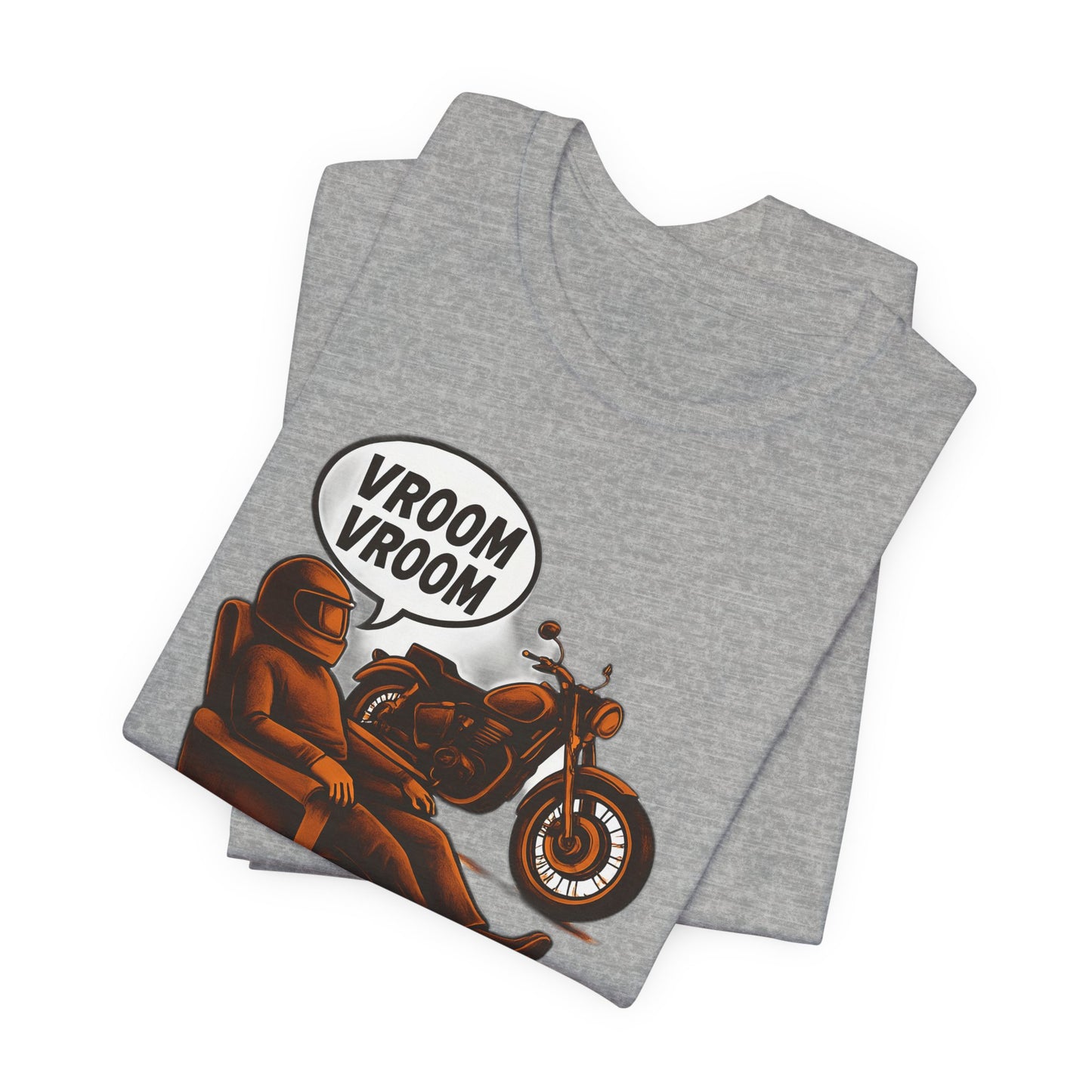 I Don't Snore I Dream I'm Revving T-Shirt, This piece of motorcycle apparel combines humor with style, making it an ideal biker gift that speaks volumes.
