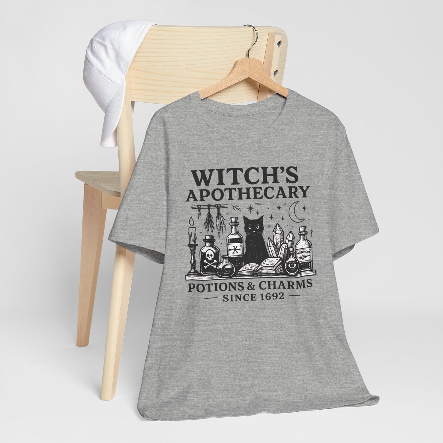 Witch's Apothecary Shirt 1692, Salem Apothecary Tee,this Salem shirt is perfect for those who embrace all things witchy and magical.