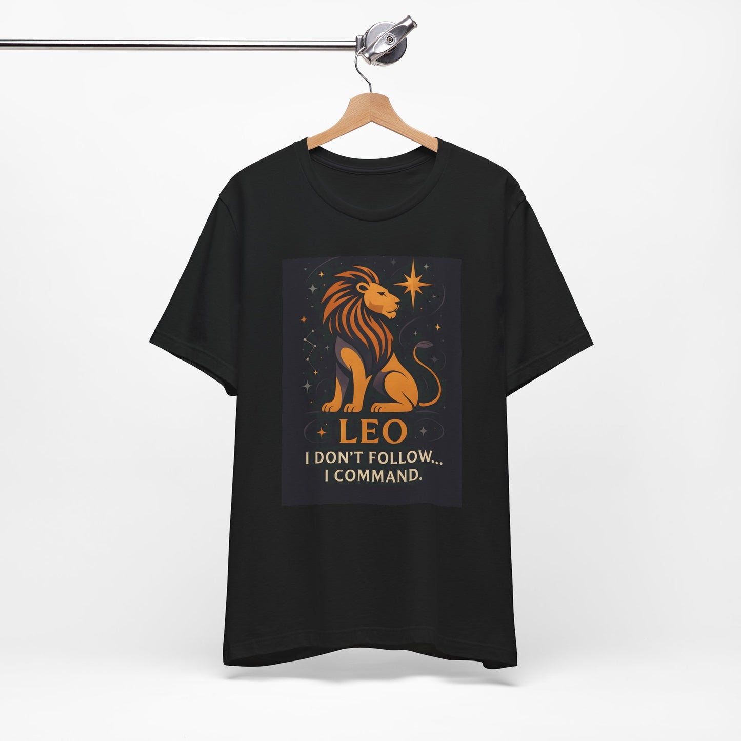 Leo Astrology T-shirt, Perfect as a Leo birthday gift, this astrology shirt offers both style and comfort, a true gem in the world of zodiac apparel.