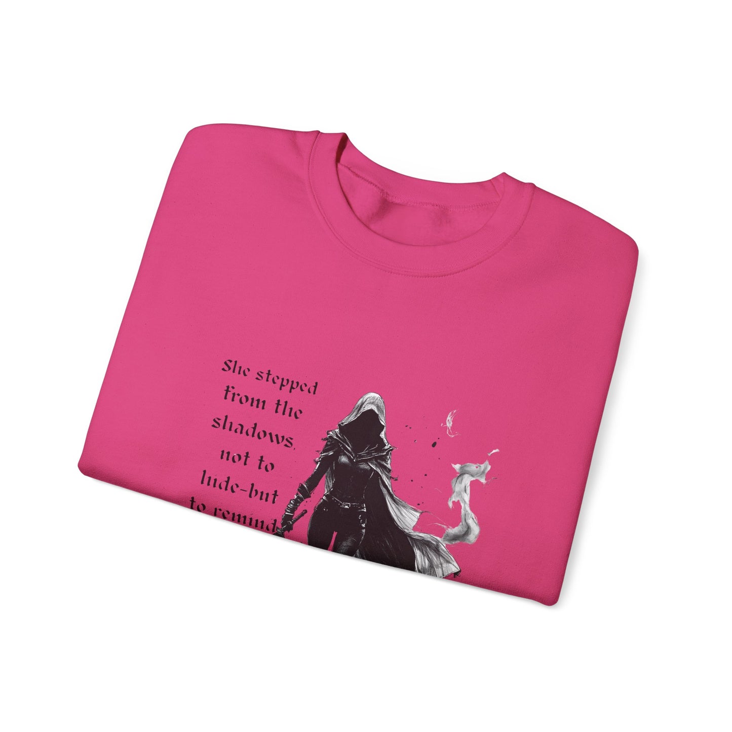 Heir of Fire Throne of Glass Sweatshirt, cozy autumn apparel for any Sarah J Maas fan. With a touch of darkness and assassin vibes.