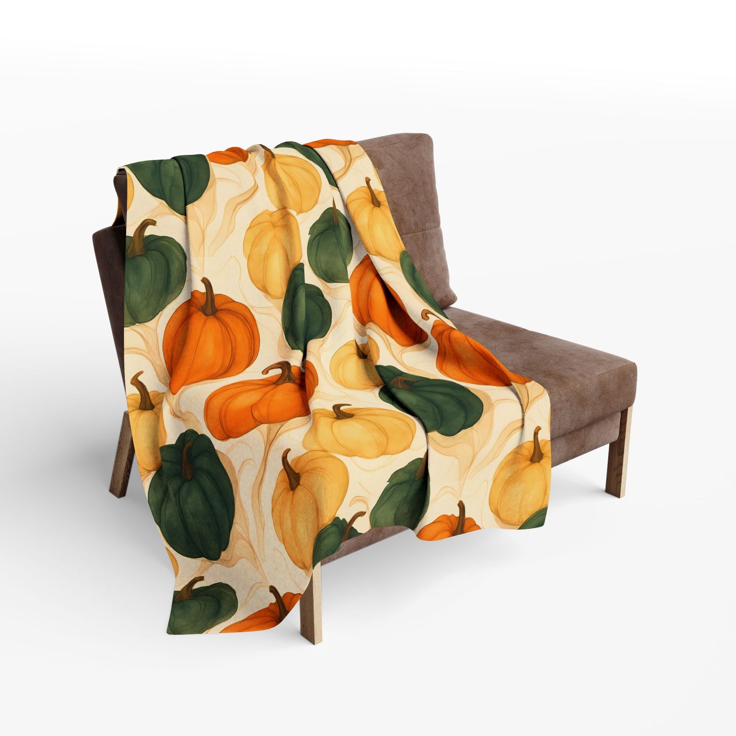 Autumnal Pumpkin Blanket Throw, Its timeless design effortlessly enhances your autumnal home decor, with its rich pumpkin hues offering a nod to nature's seasonal beauty. Whether draped over your sofa or used as a comforting autumn throw blanket.