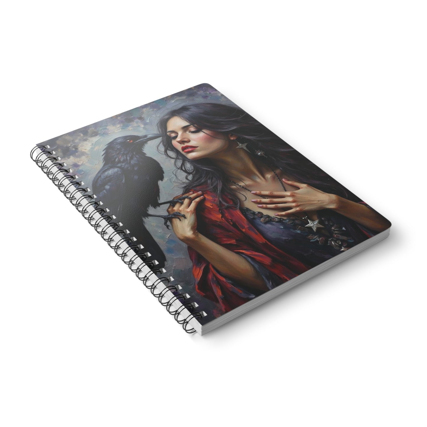 The Morrigan Goddess Witchy Journal, it's your personal book of shadows or grimoire.