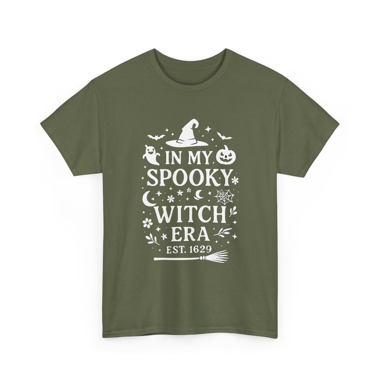 In My Spooky Witch Era Tee, Salem Witch Shirt, a bewitching homage to Salem's mystical past. Imbued with the spirit of the legendary Salem witches.