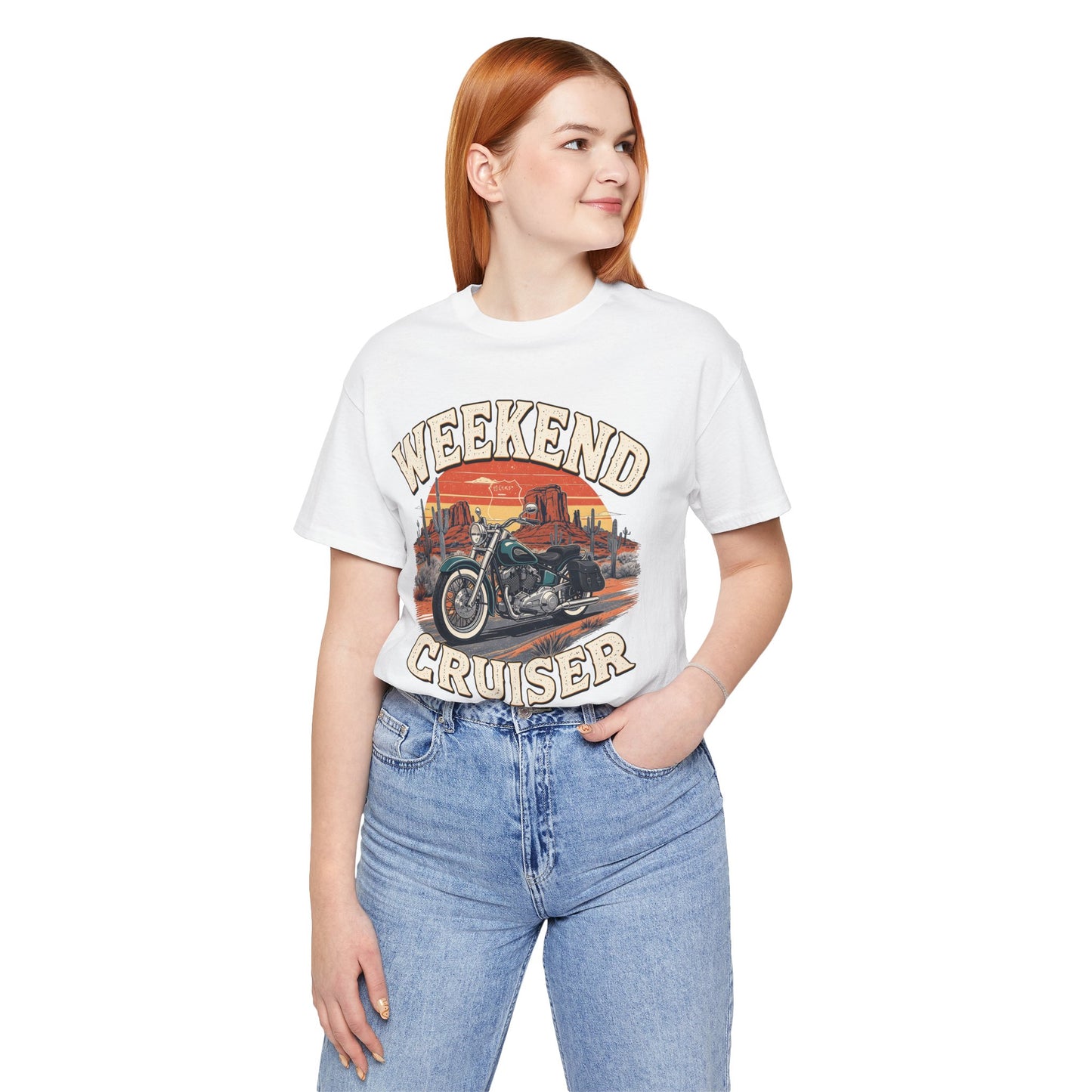 Weekend Cruiser Vintage Biker T-Shirt, Cruiser Motorcycle, Motorcycle Shirt,Unique Graphic Tee,Bike Lover Gift,Biker Apparel,Biker Dad Gifts
