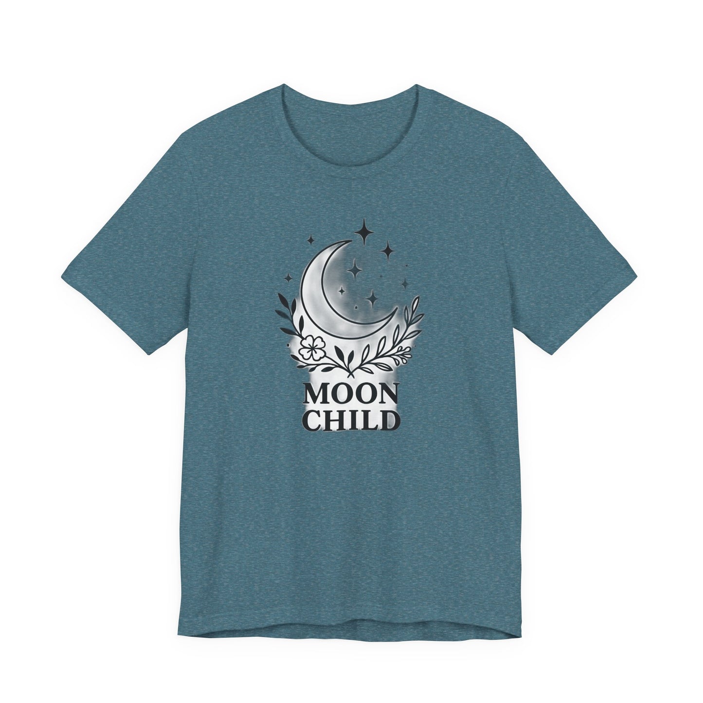 Moon Child T-Shirt, Crescent Moon Shirt, this moon child tee is more than just a piece of pagan clothing—it's a magical shirt that invites the wearer to explore the enchanting world of witchy things.