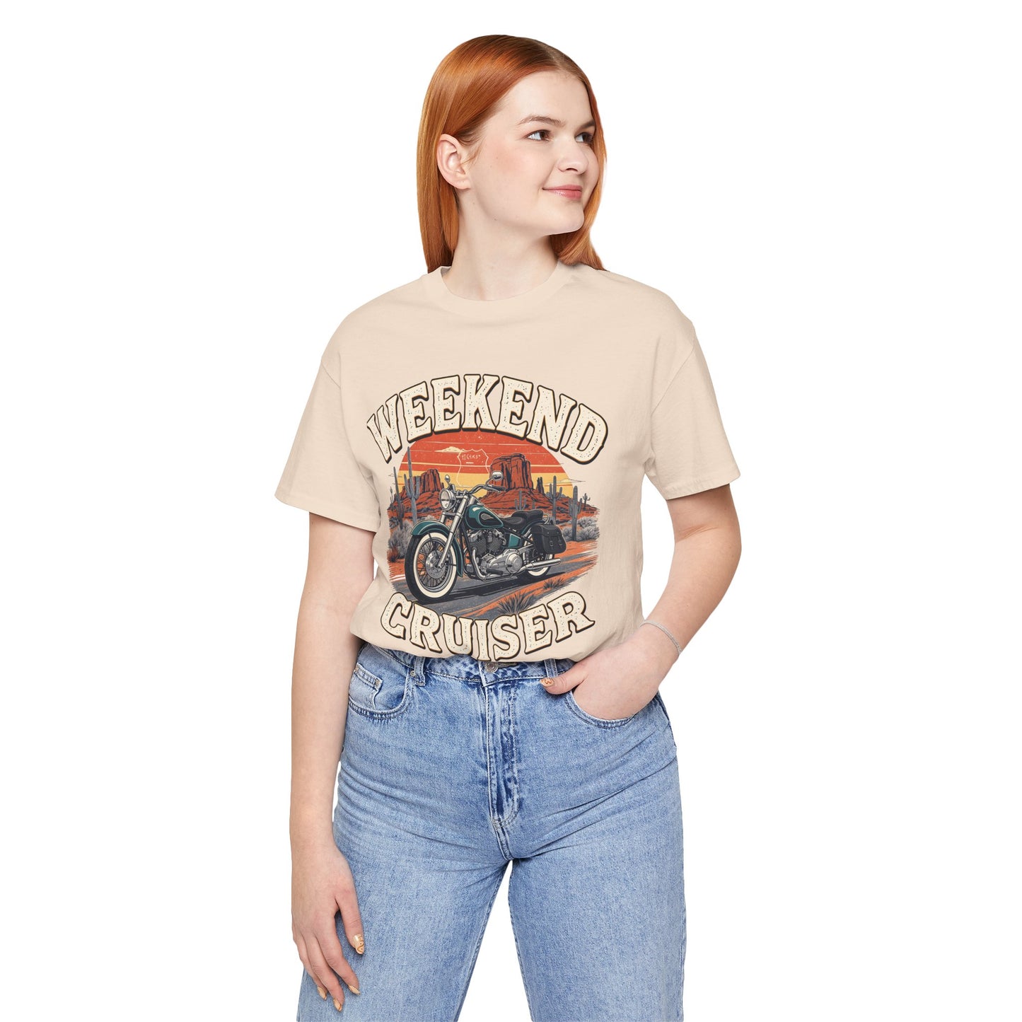 Weekend Cruiser Vintage Biker T-Shirt, Cruiser Motorcycle, Motorcycle Shirt,Unique Graphic Tee,Bike Lover Gift,Biker Apparel,Biker Dad Gifts