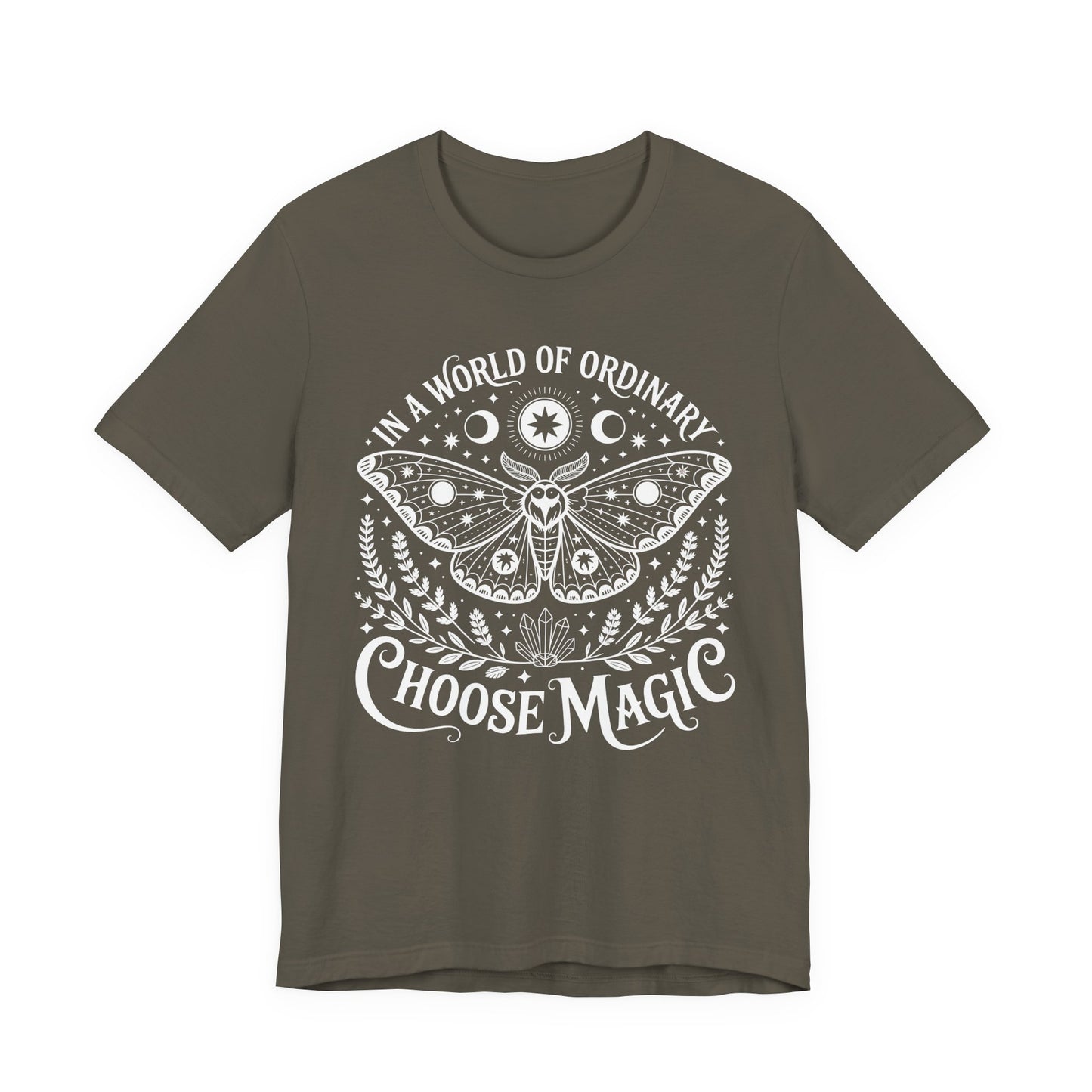 Choose Magic Witchy T-Shirt • Magical Spell Graphic Tee • Occult Mystical Shirt • Witchy Gift Unisex Top • Spiritual Pagan Clothing