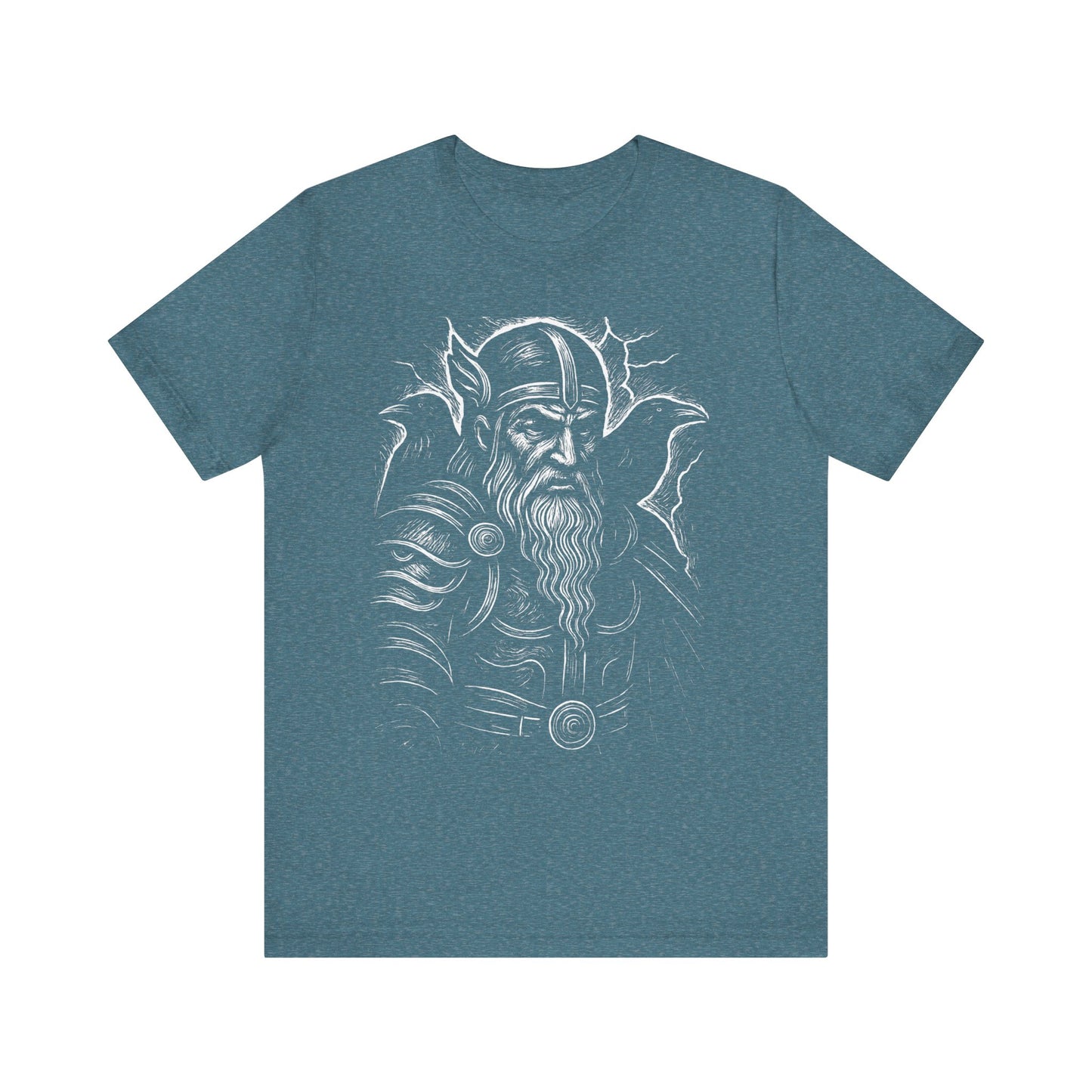 Viking God Odin T-Shirt,this viking shirt is your link to the past, offering a glimpse into the world where Odin and the viking gods reign supreme,a tribute to the enduring spirits of ancient Scandinavia