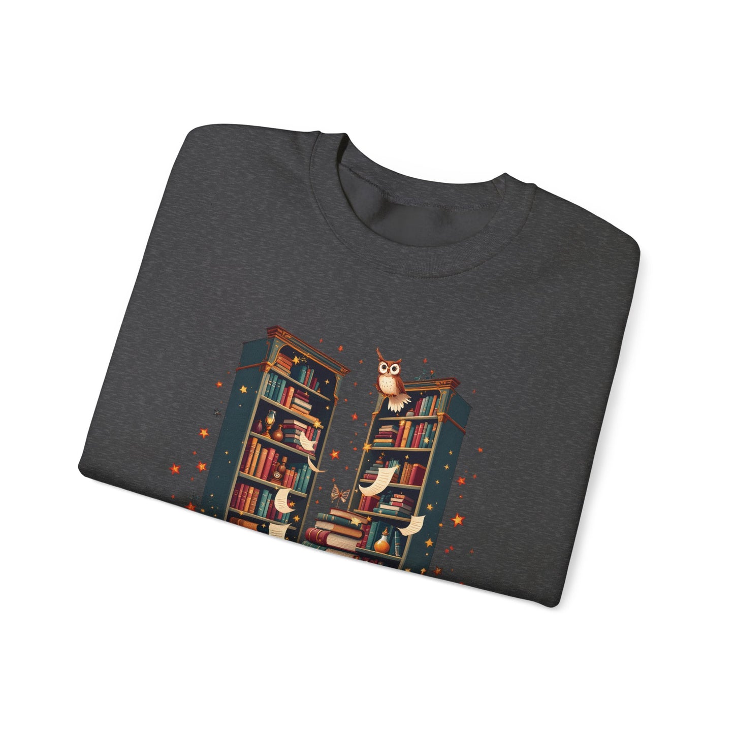 Cozy Book Lover Sweatshirt - Perfect Gift for Readers, Library Lovers, owl Lovers, Christmas, Literary Gifts