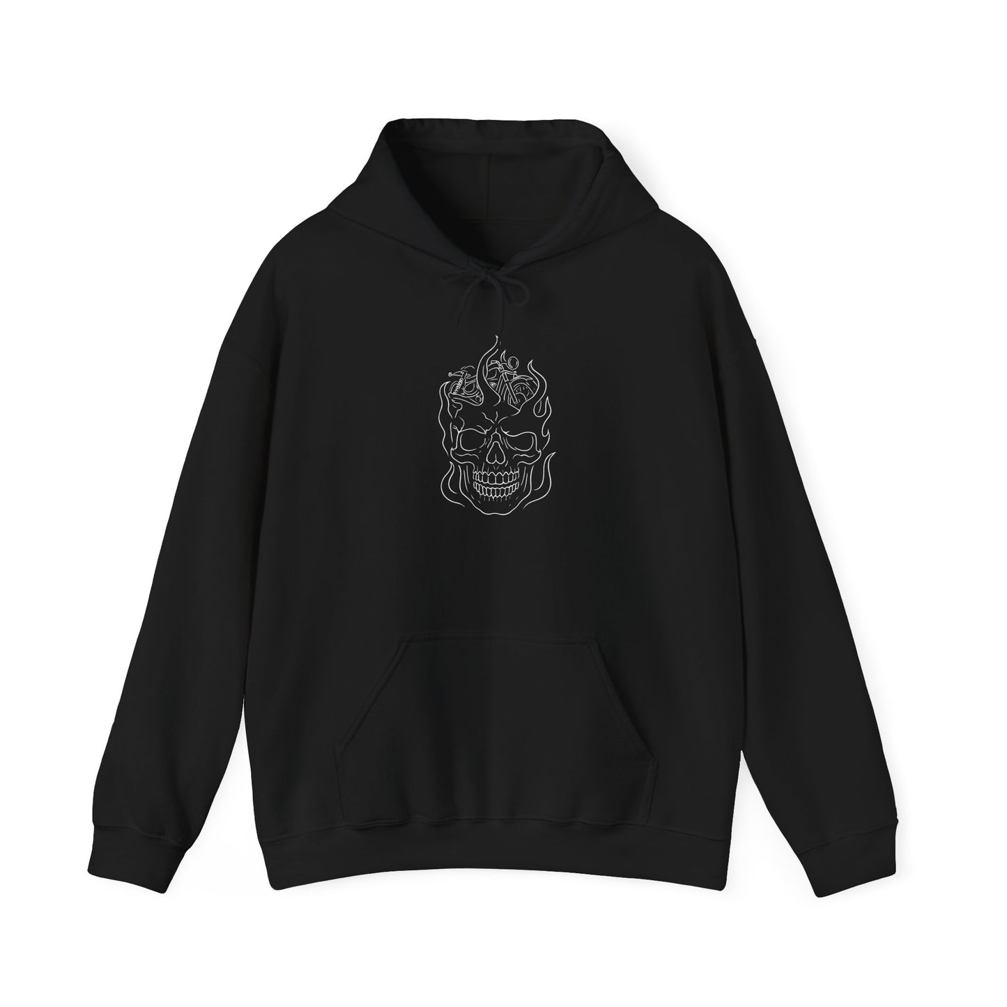 Biker Skull Hoodie, Whether you’re revving up your engine or just kicking back, this biking hoodie blends iconic style with unparalleled comfort.