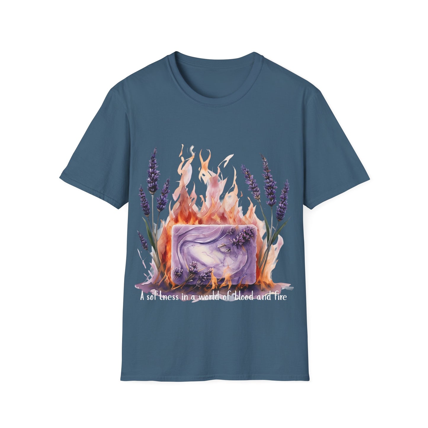 Heir of Fire Aelin T-Shirt, Lavender Soap Design, this t-shirt is not just clothing—it's a celebration of her favorite mythical tales.
