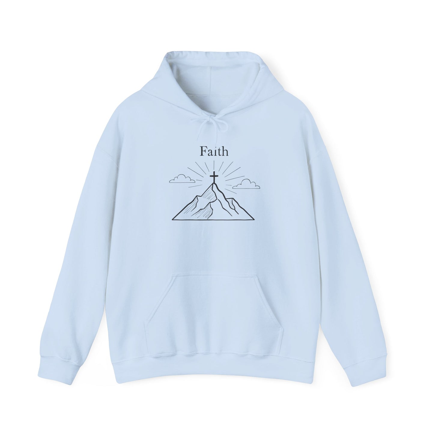 Faith Hoodie, Religious Hoodie, Whether attending church or cherishing quiet moments at home, this religious hoodie serves as a beautiful piece of Christian merch, celebrating the joy of Christianity..