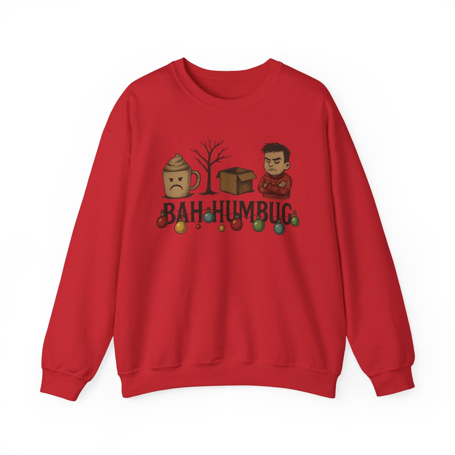 Bah Humbug Sweater, Work Colleague Gift, Secret Santa, Celebrate sweater weather with a sense of humor that brightens up any office gathering.